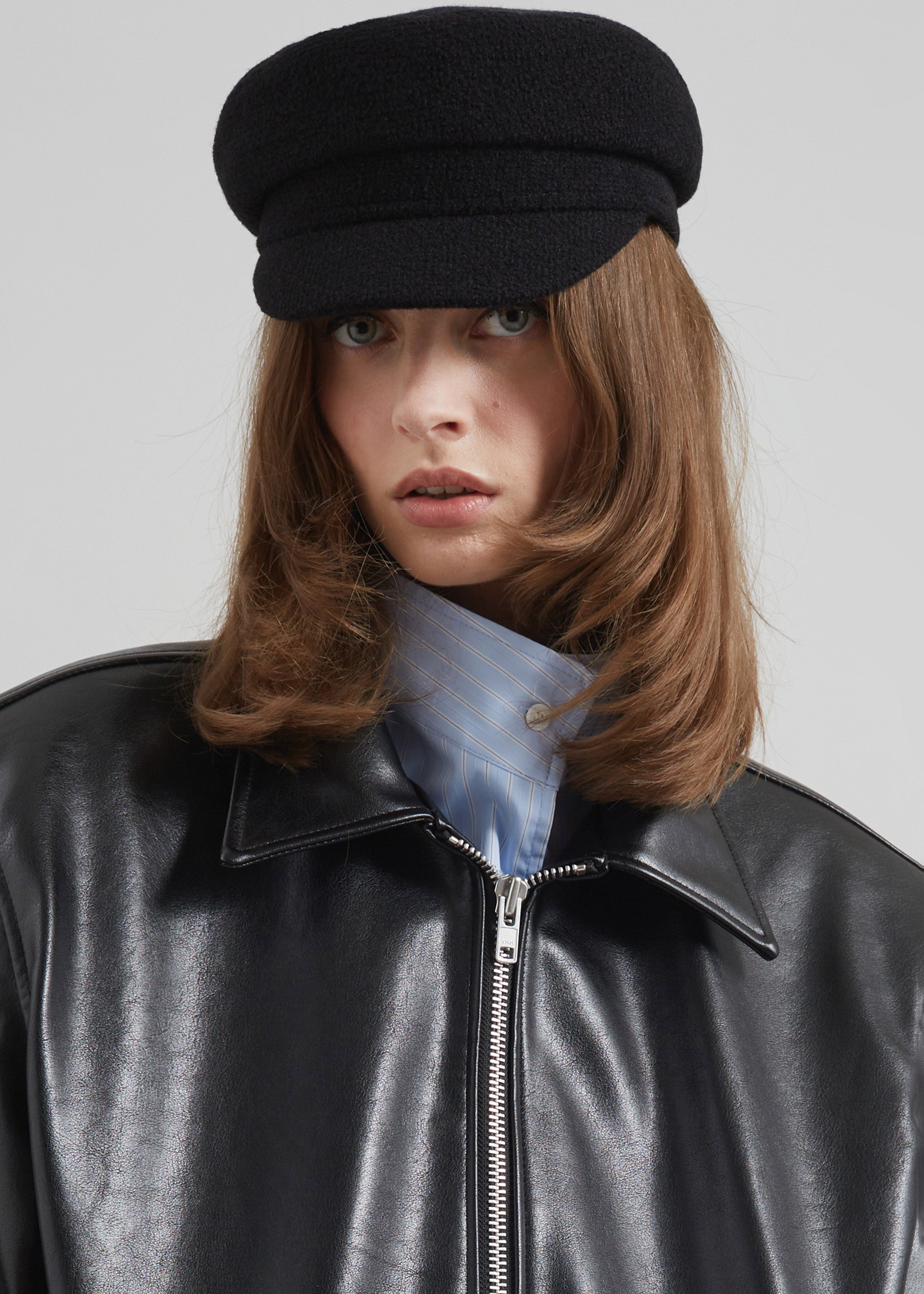 Corbet Newsboy Cap - Black - 2