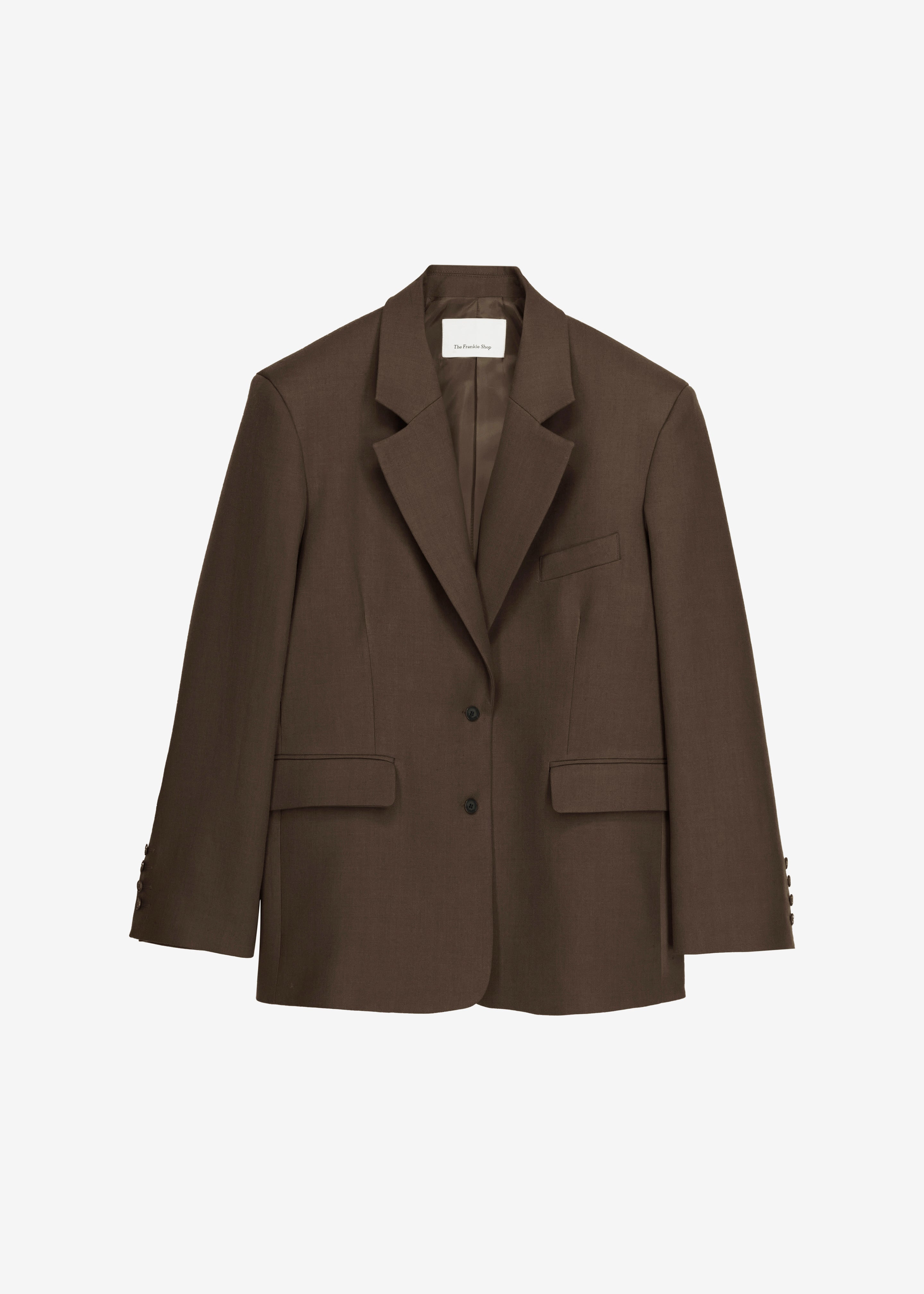 Crosby Wrap Blazer - Mocha - 6