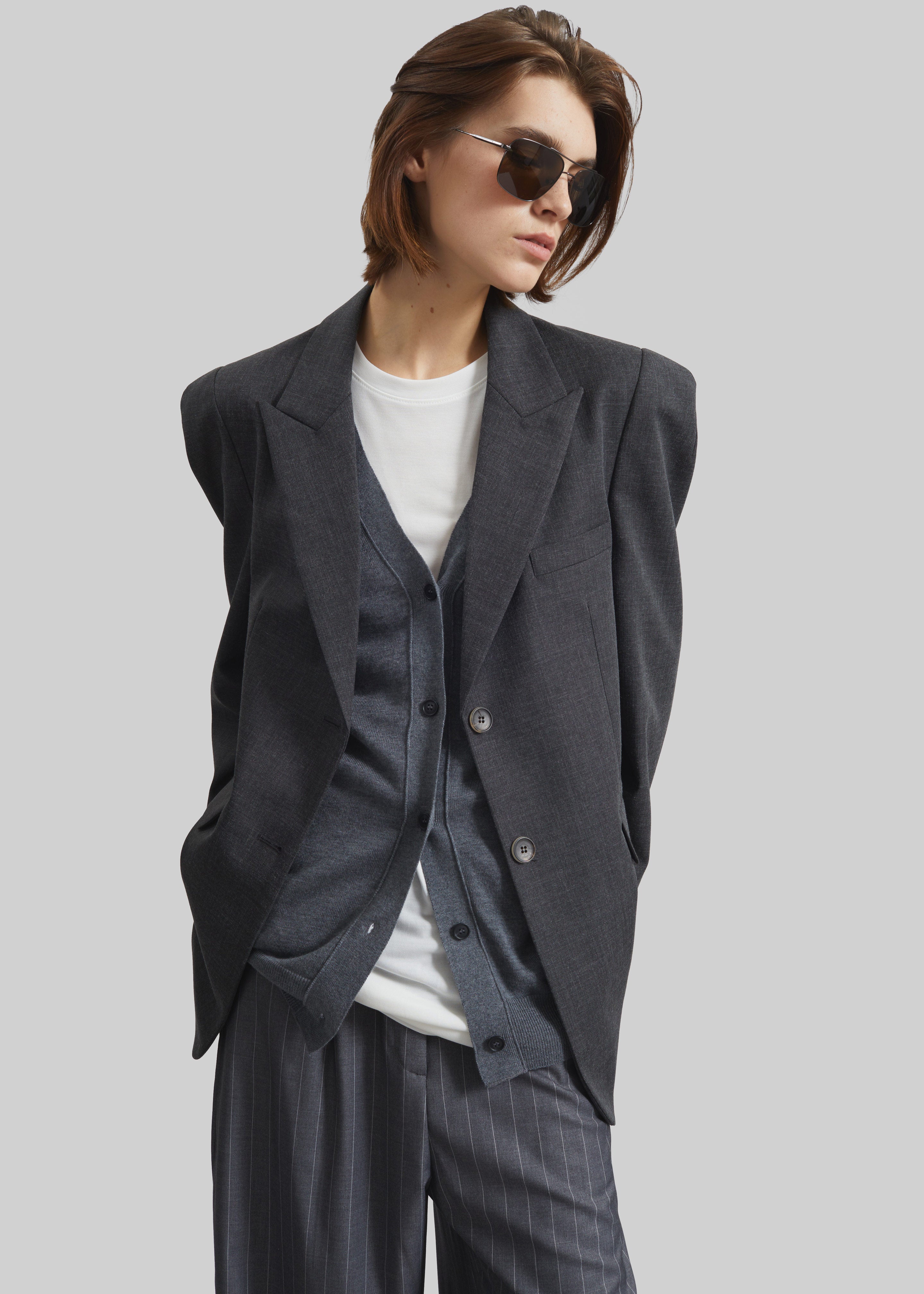 Dalfsen Blazer - Dark Grey Melange - 3