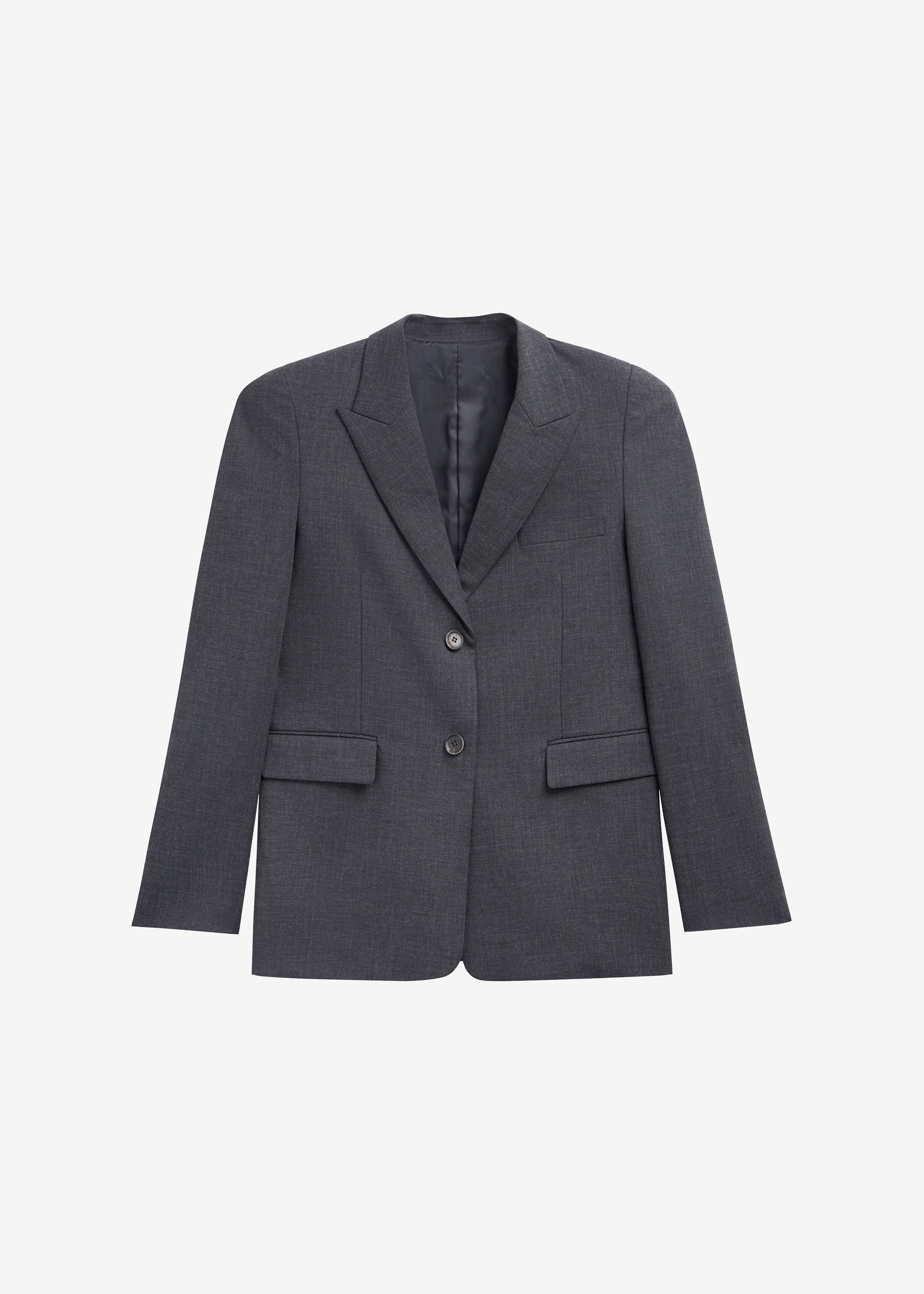 Dalfsen Blazer - Dark Grey Melange - 8