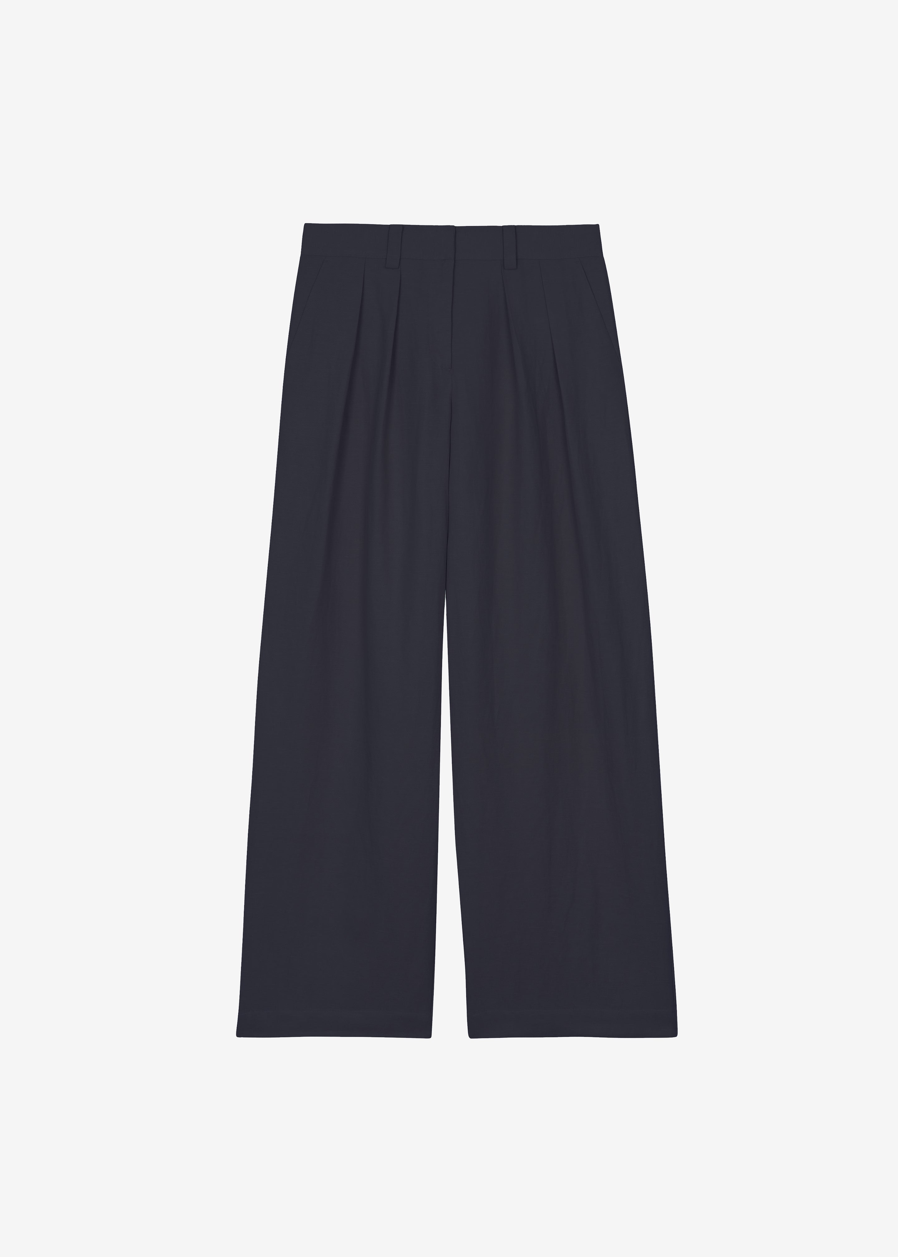 Daytona Pleated Trousers - Navy - 8