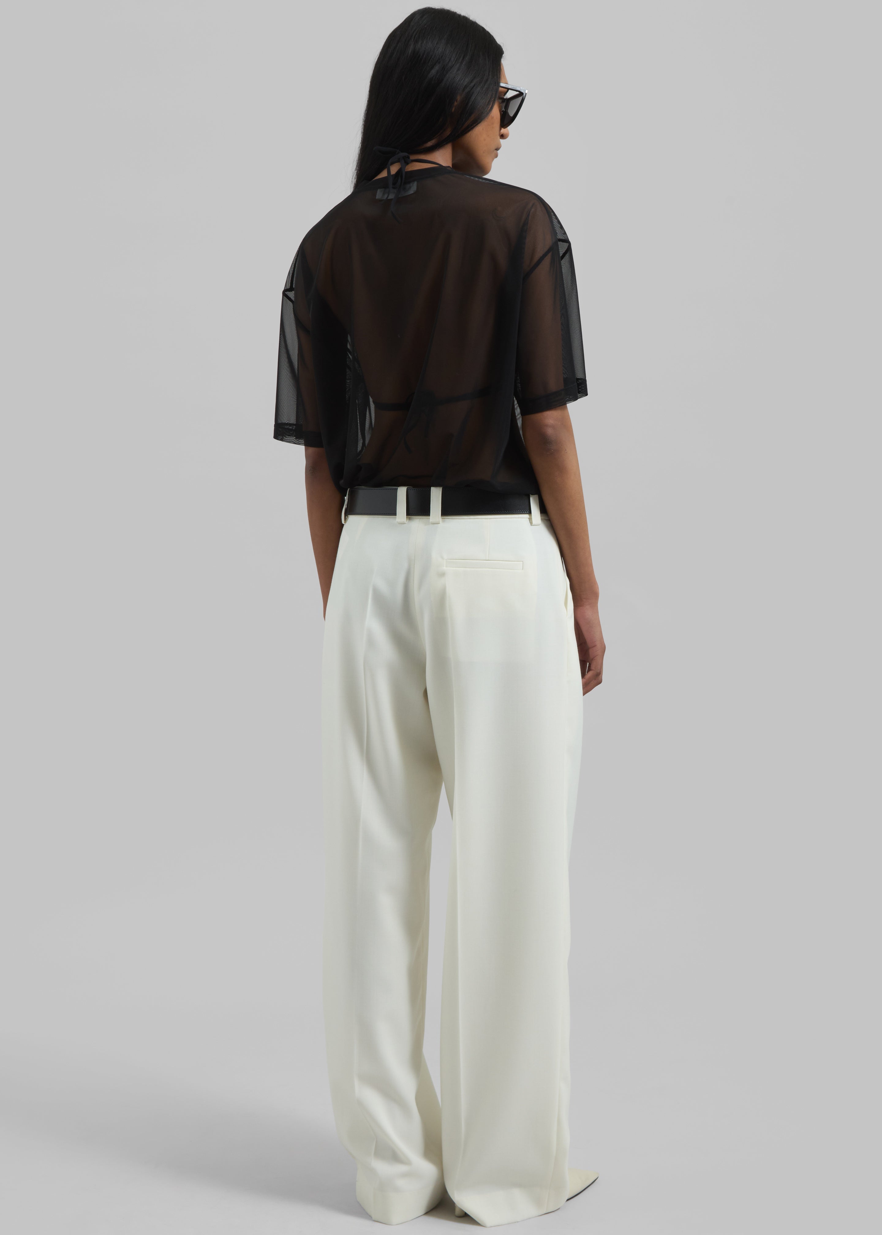 Daytona Pleated Trousers - Off White - 6