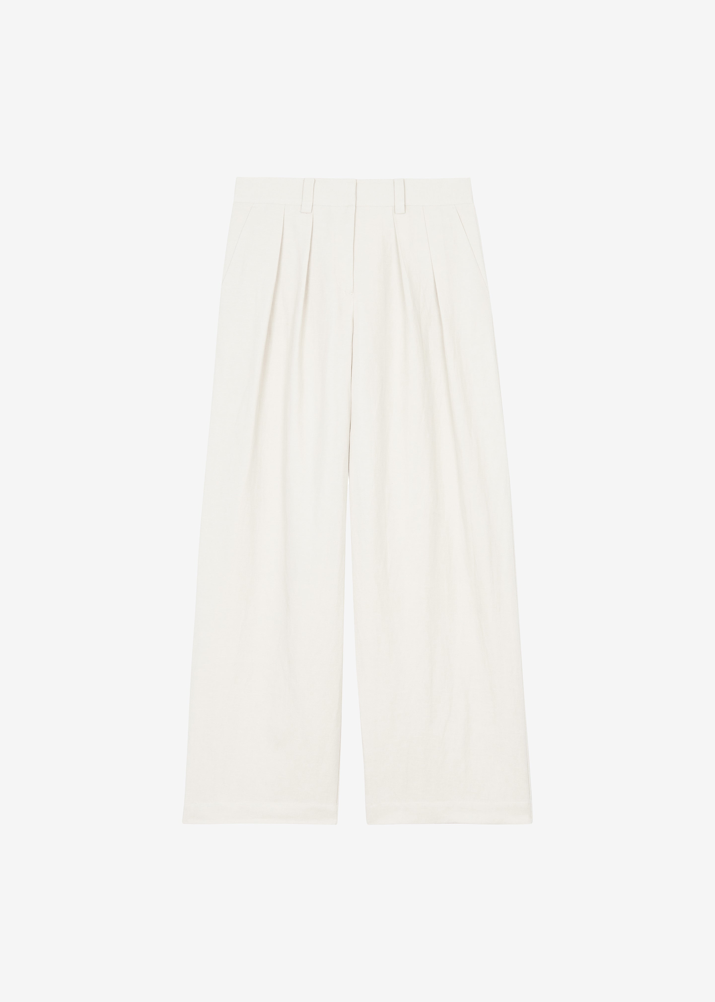 Daytona Pleated Trousers - Off White - 7