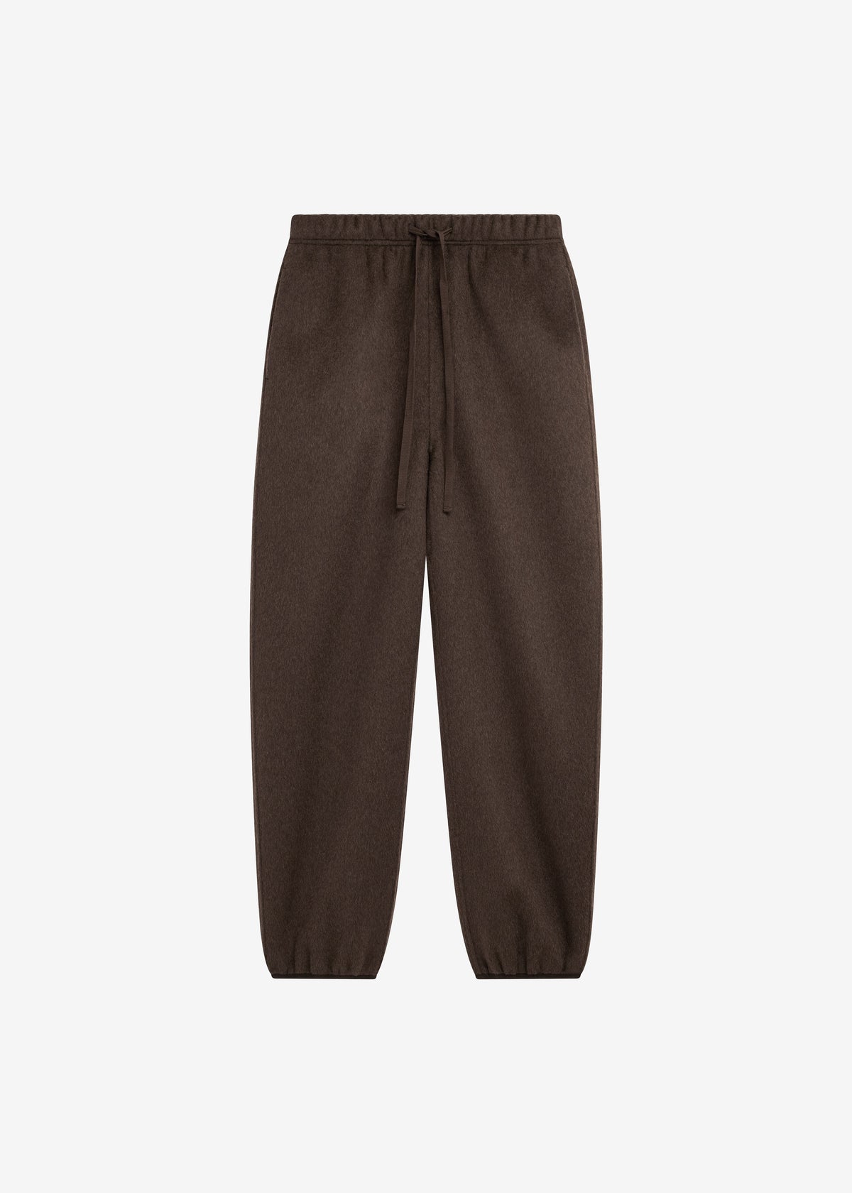 Delancey Wool Joggers - Brown Melange - 7