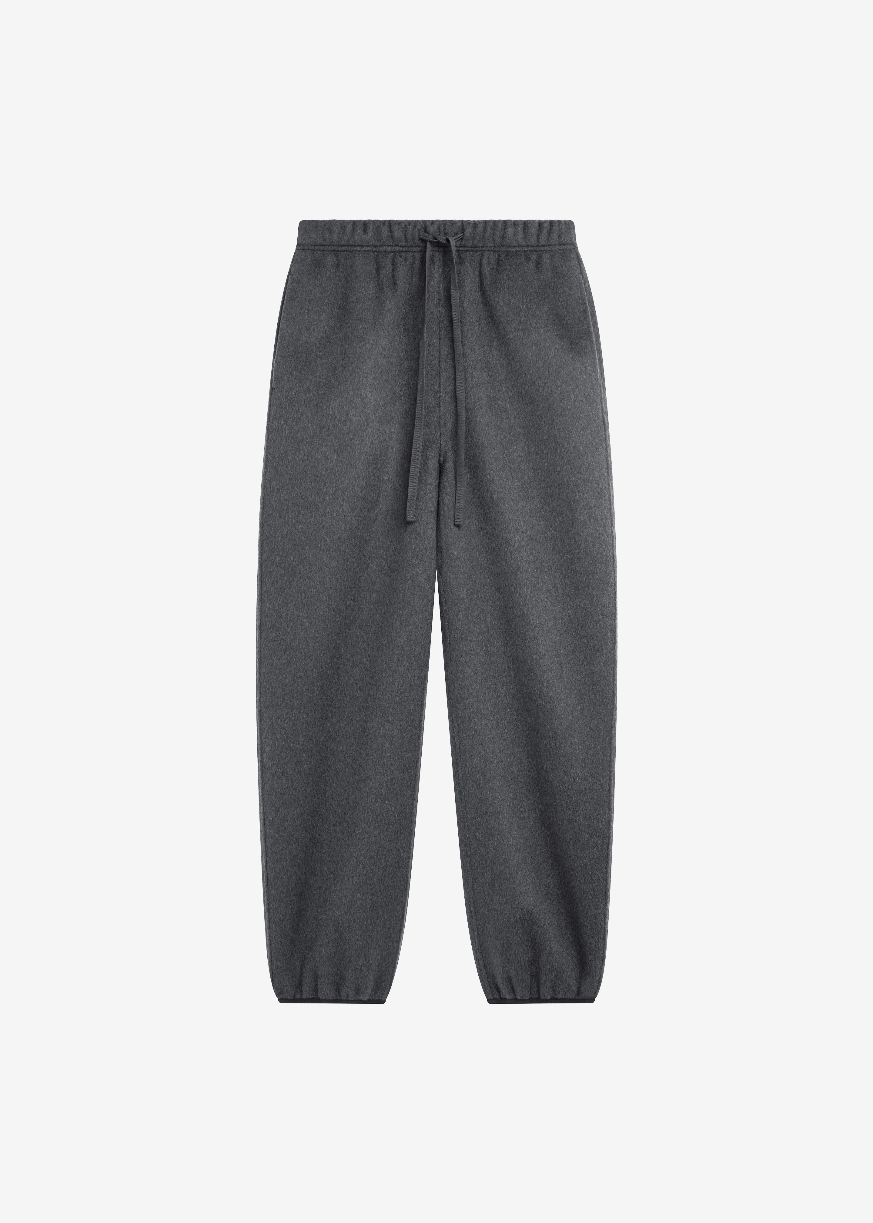 Delancey Wool Joggers - Dark Grey Melange - 6