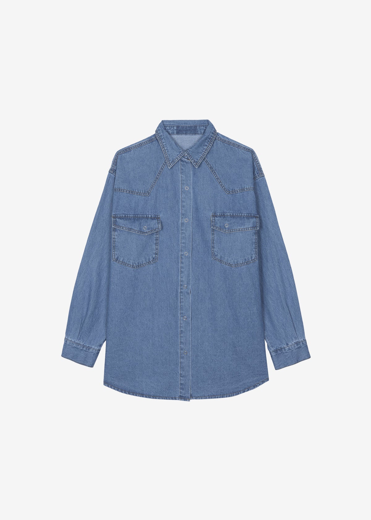 Desona Denim Shirt - Medium Wash - 8