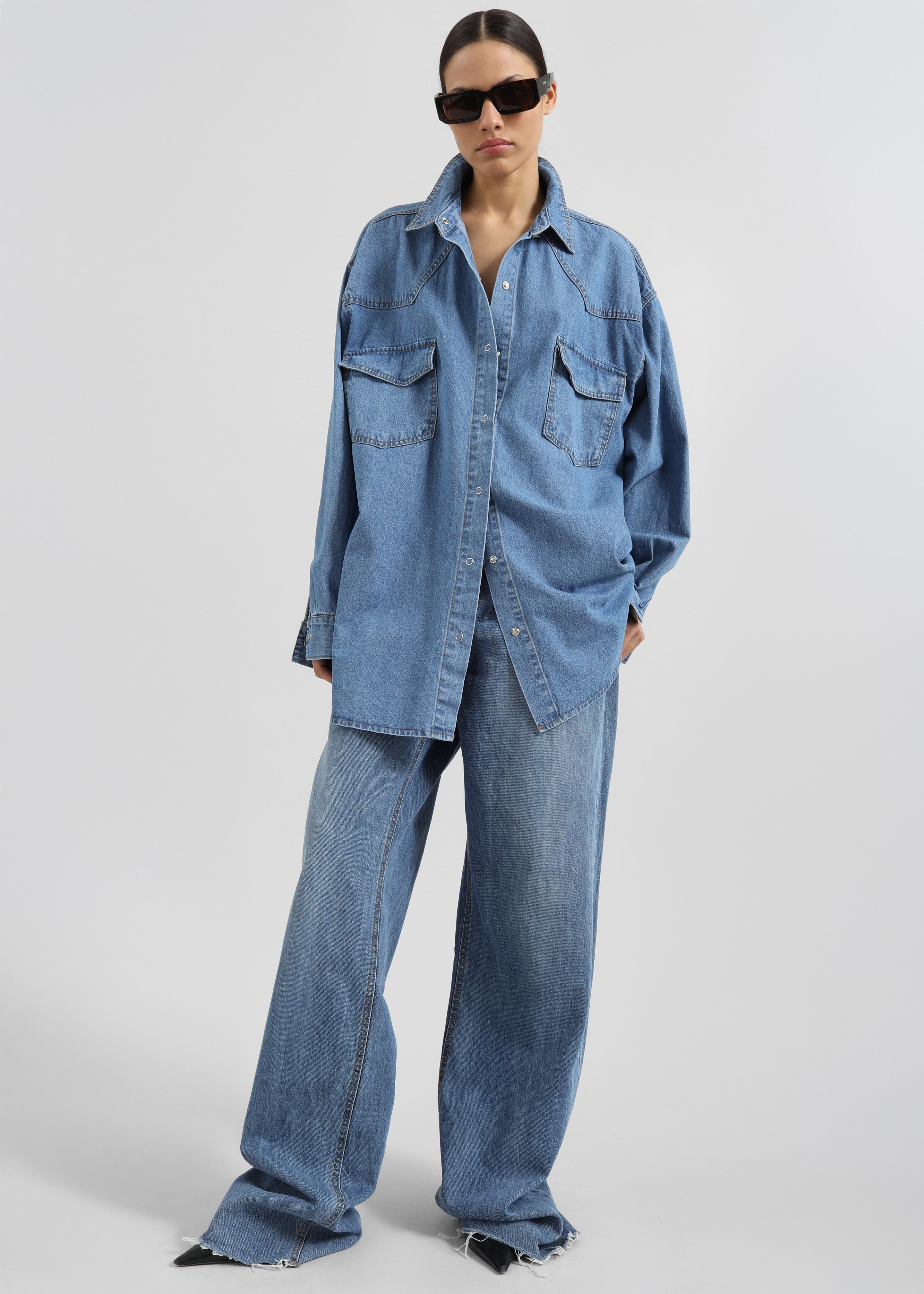 Desona Denim Shirt - Medium Wash - 2