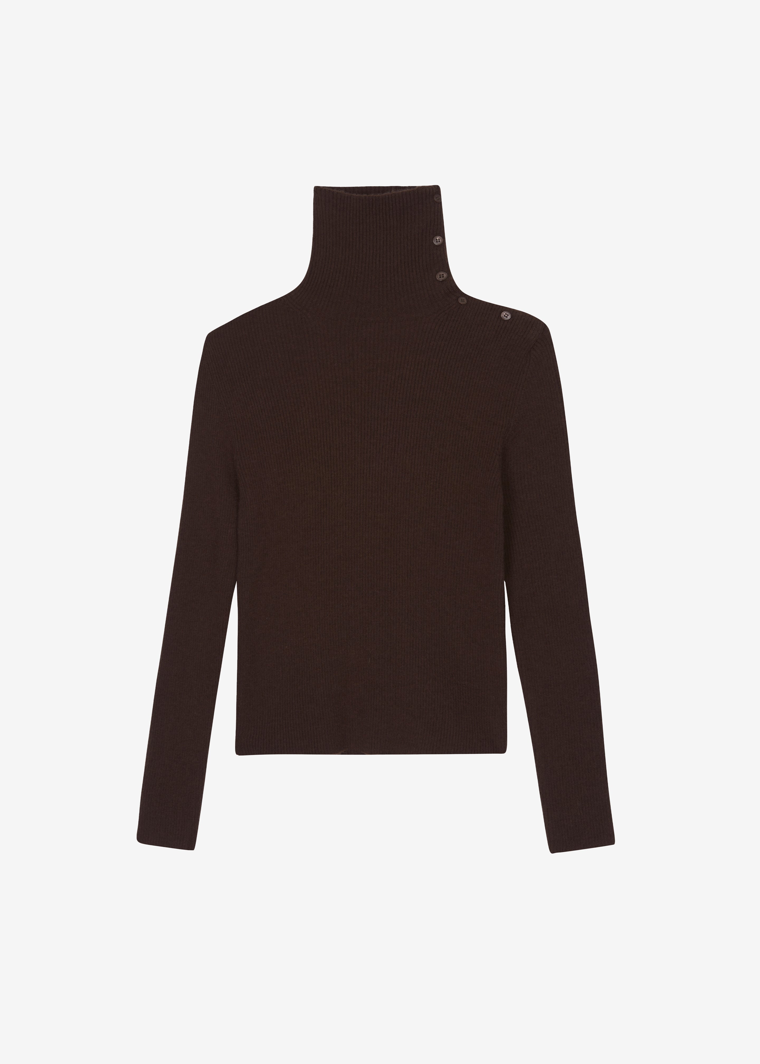 Devar Turtleneck Sweater - Brown - 11
