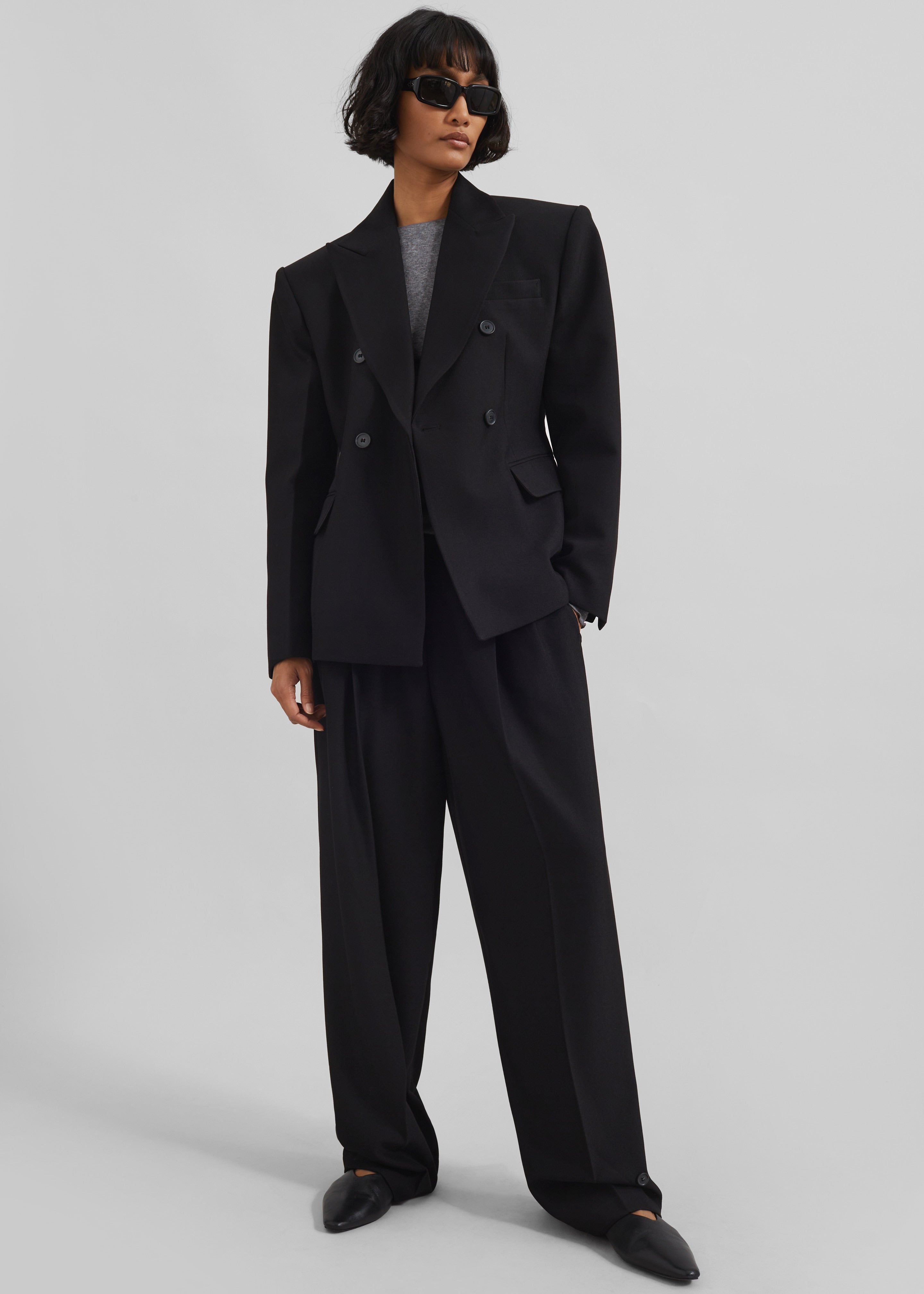 Doyer Cinched Blazer - Black - 4