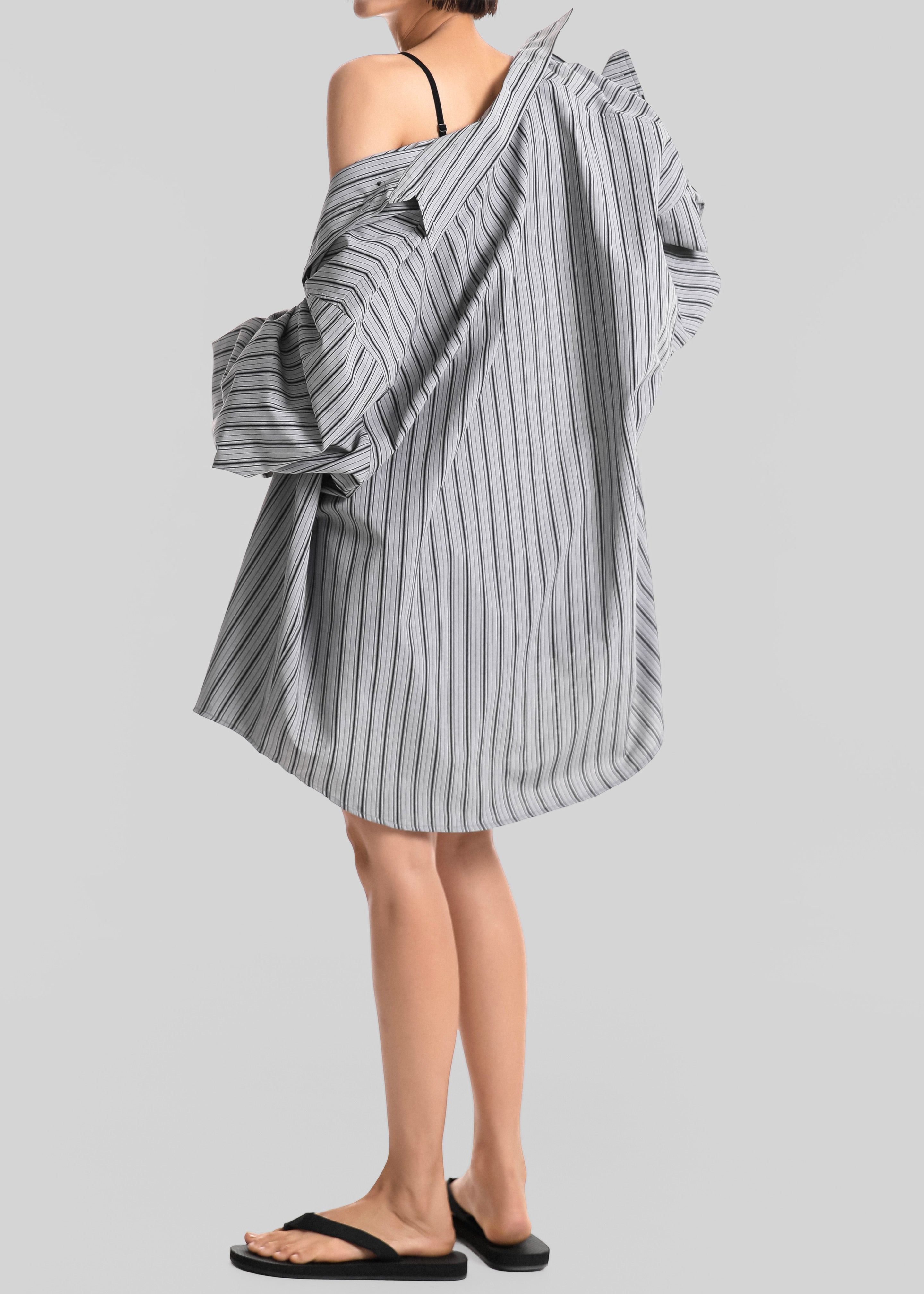 Drimna Shirt - Grey Stripe - 8