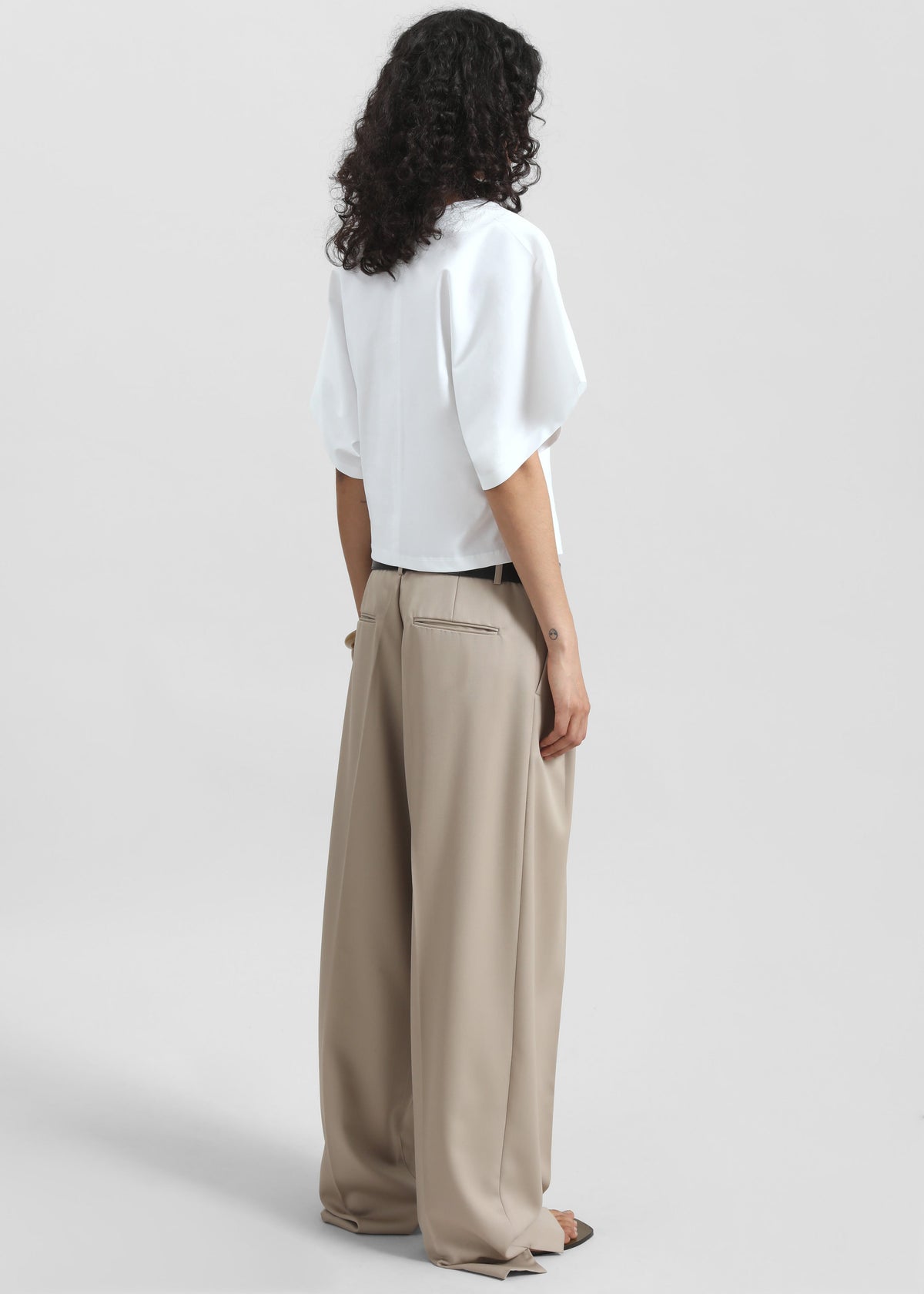 Dunbar Pleated Trousers - Taupe - 6