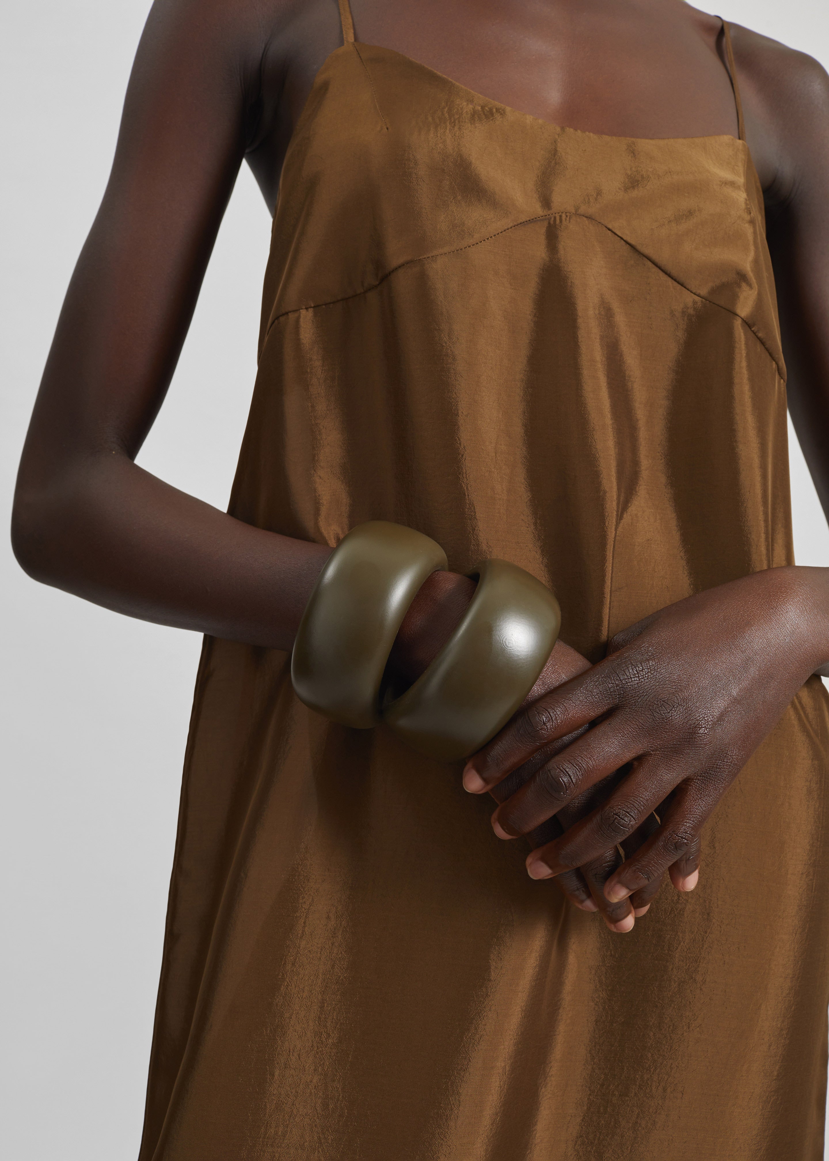Dylana Sleeveless Maxi Dress - Bronze - 3