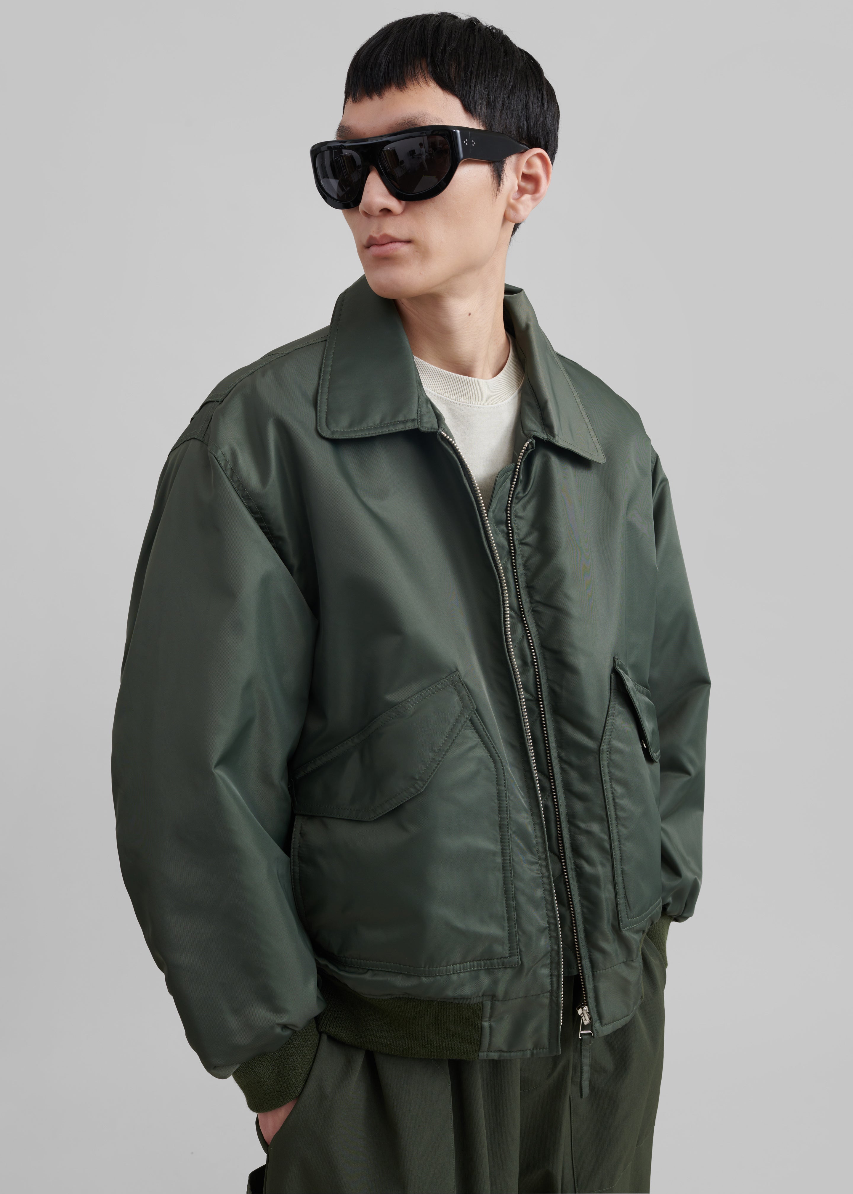 Elias Bomber - Army Green - 2