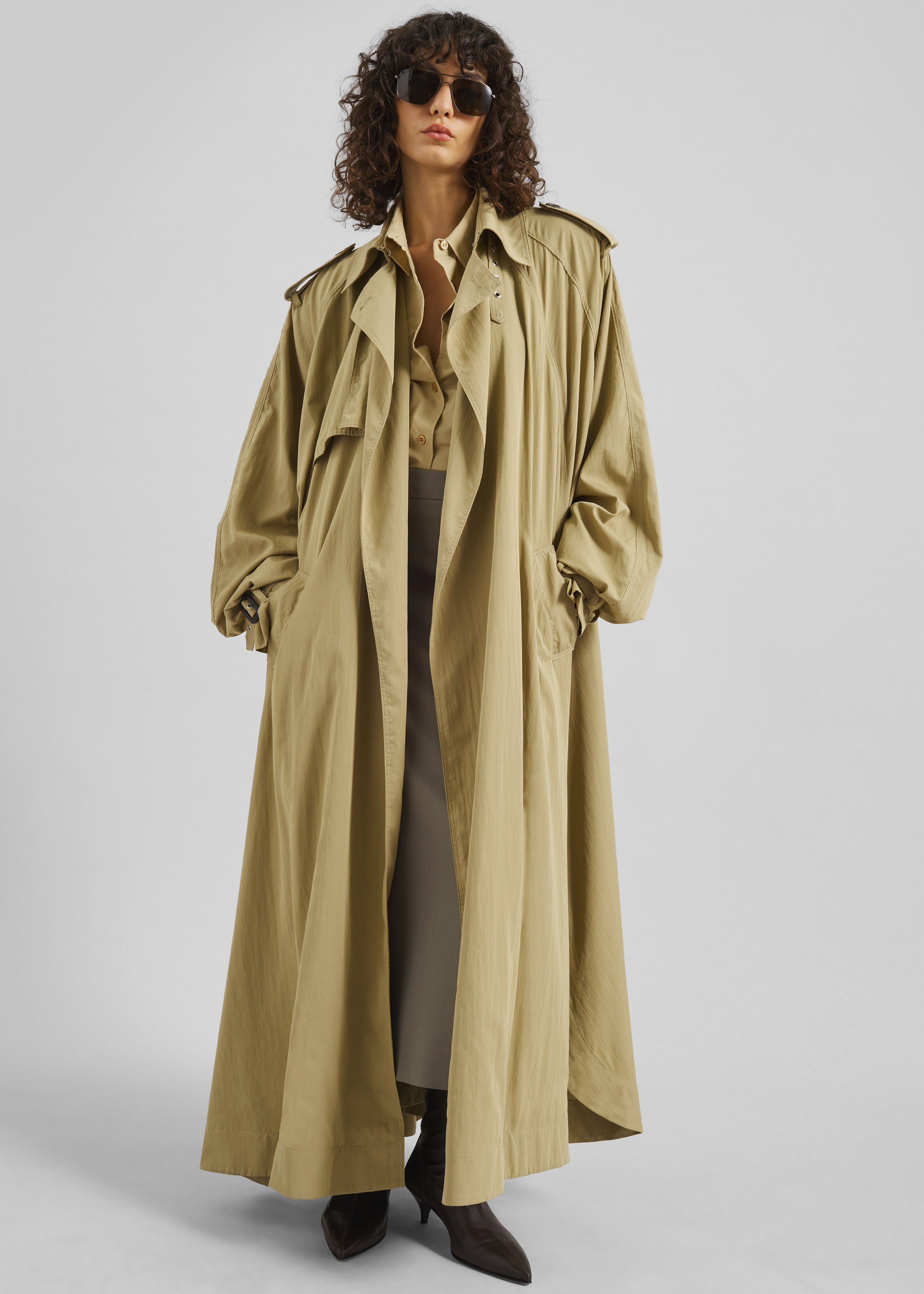 Elsdon Fluid Long Trench - Camel - 4