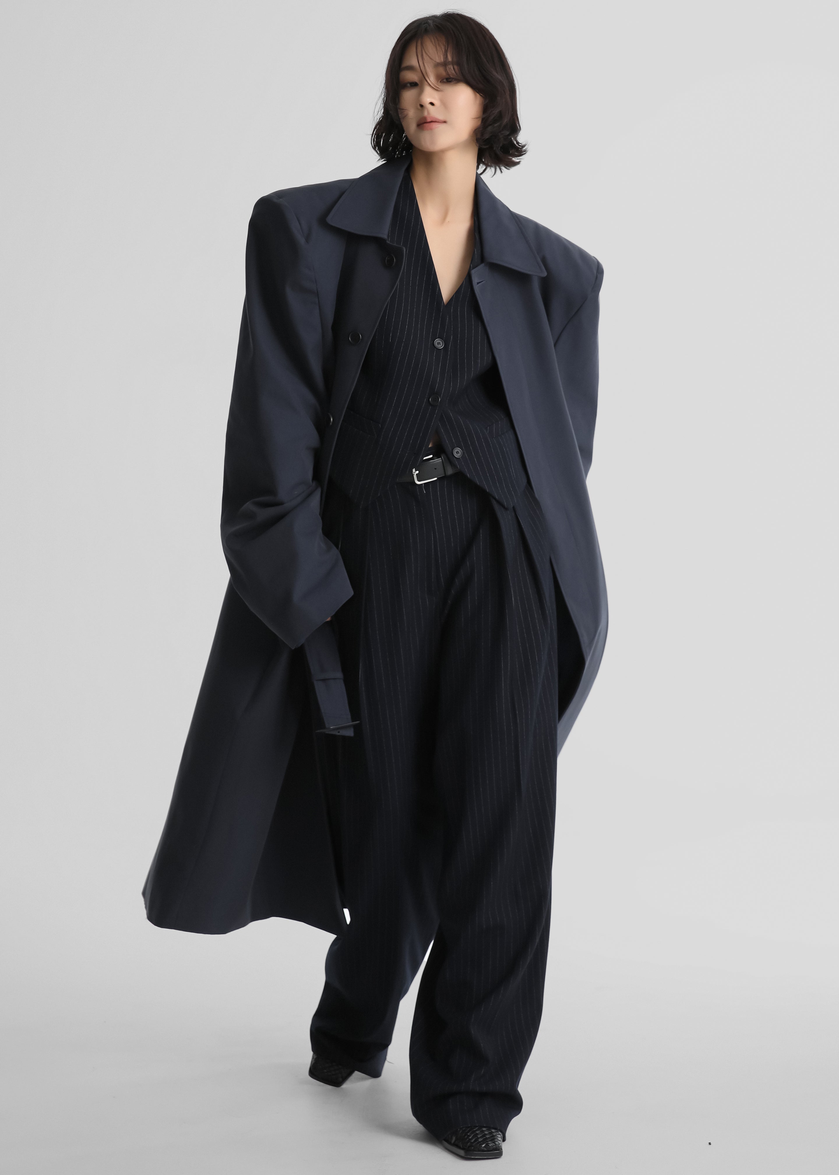 Emden Padded Overcoat - Navy - 13