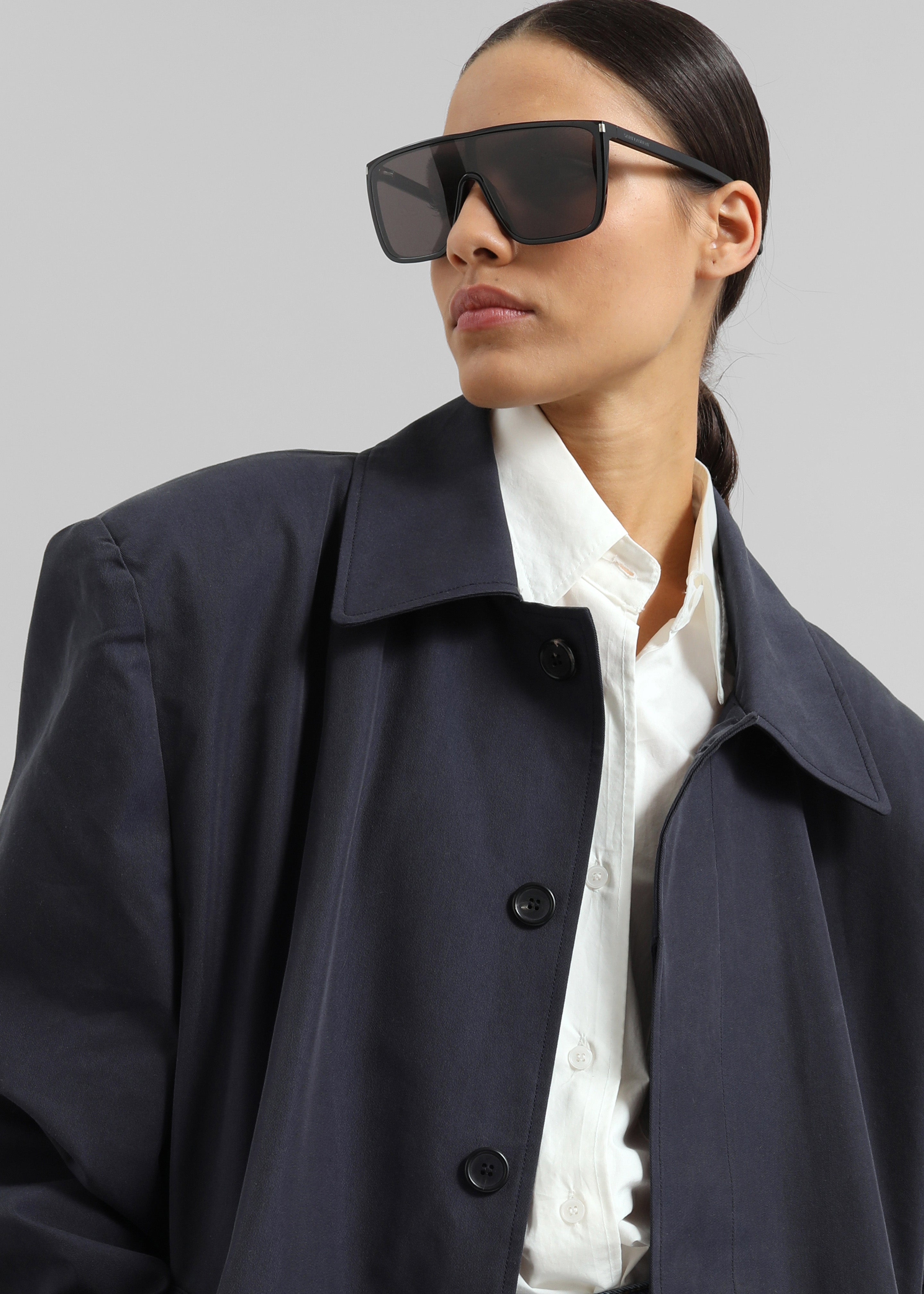 Emden Padded Overcoat - Navy - 7