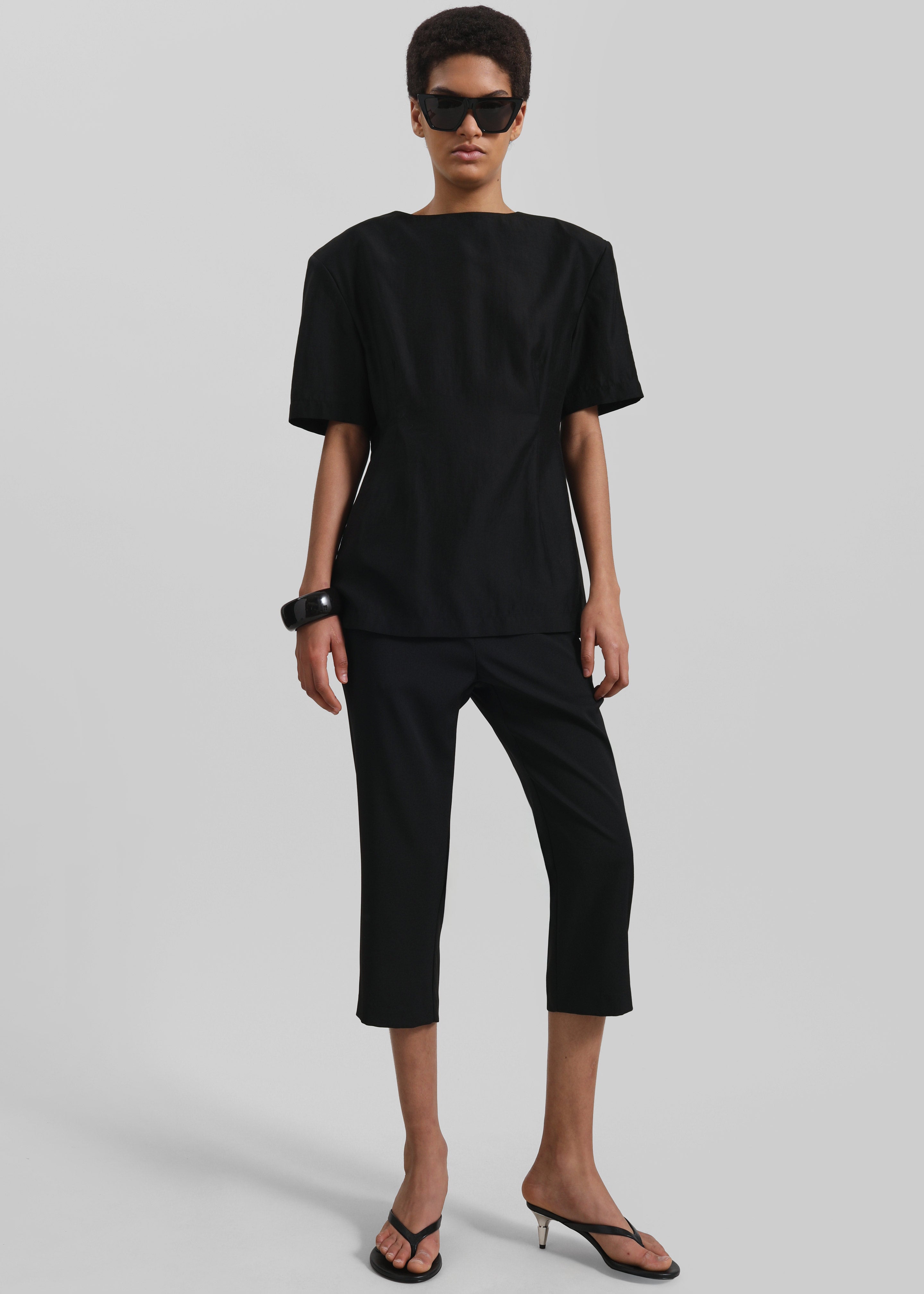 Emersyn Capri Pants - Black - 14