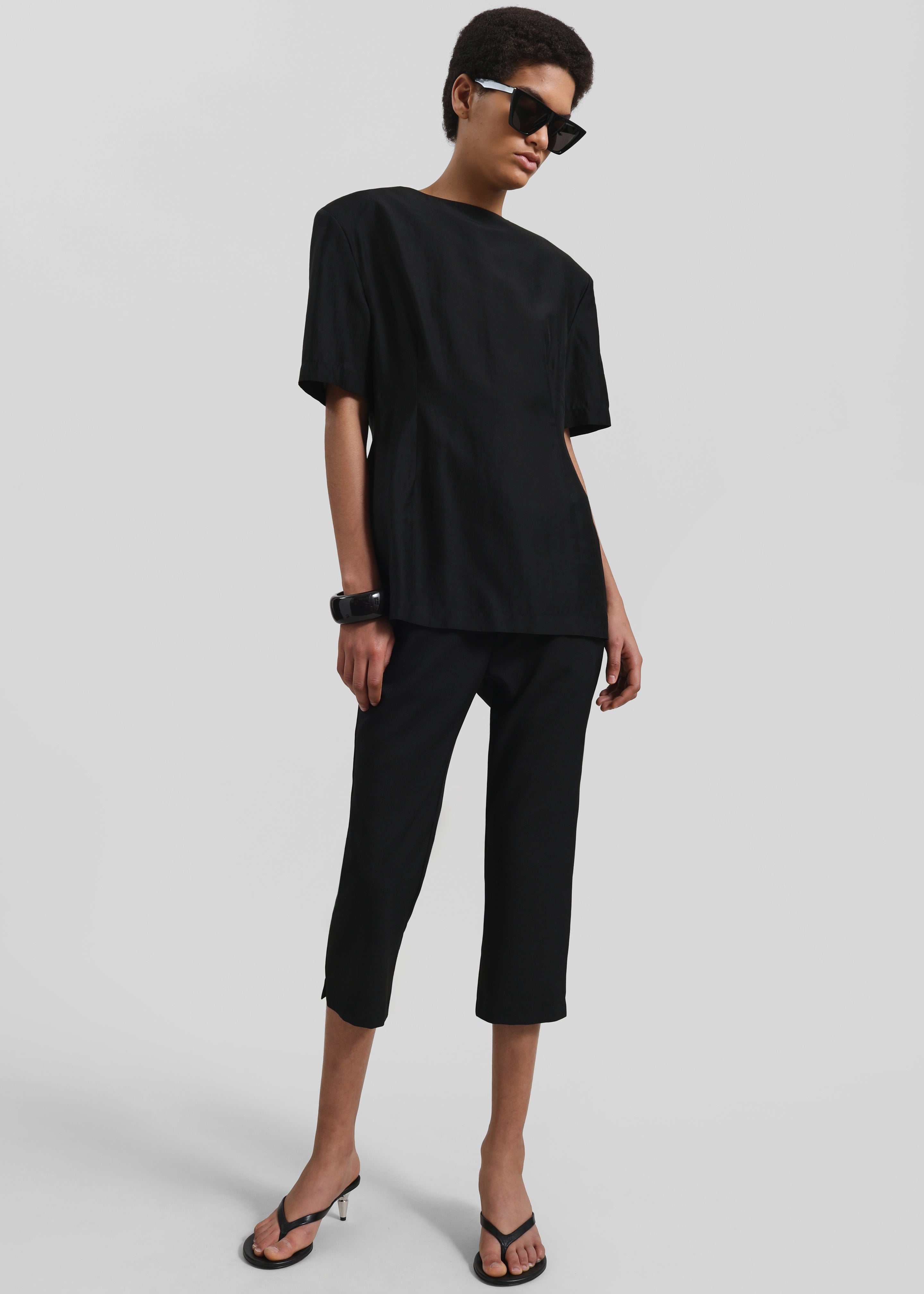 Emersyn Capri Pants - Black - 15