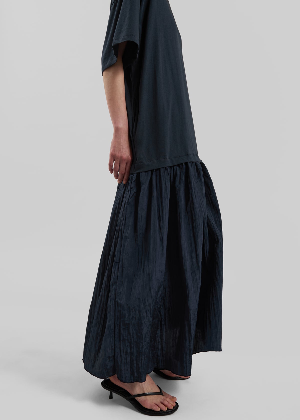 Endell Drop-Waist T-Shirt Dress - Navy - 2