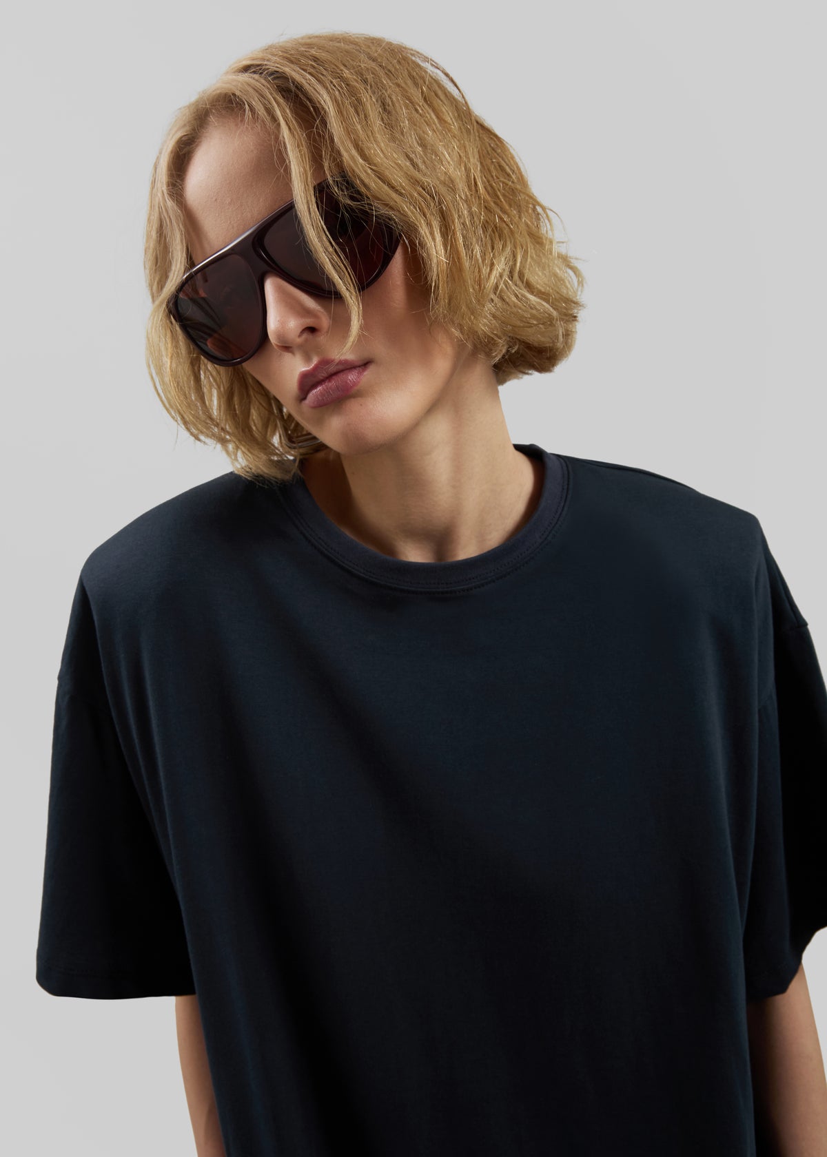 Endell Drop-Waist T-Shirt Dress - Navy - 4