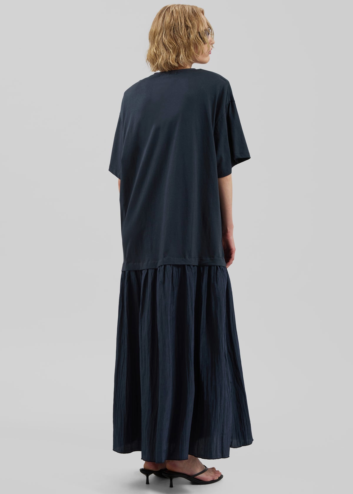 Endell Drop-Waist T-Shirt Dress - Navy - 8