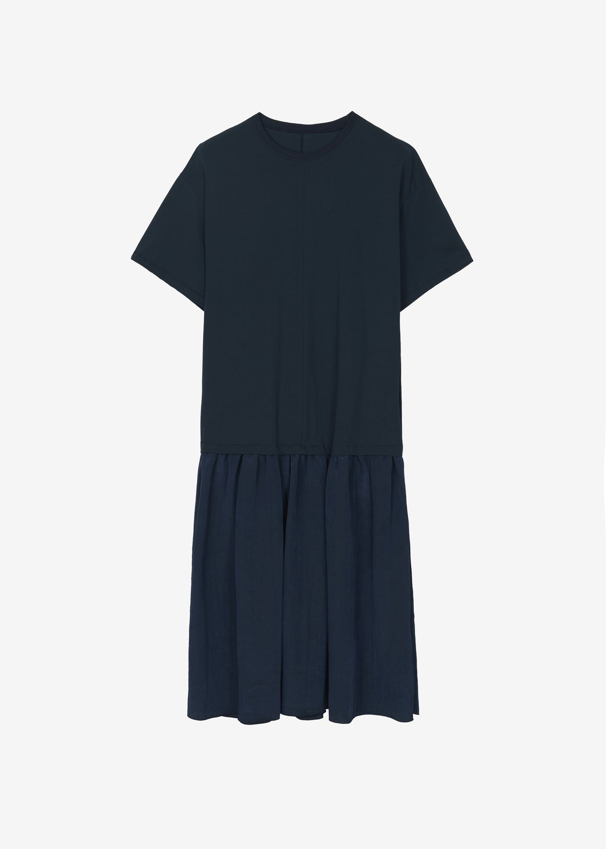 Endell Drop-Waist T-Shirt Dress - Navy - 9