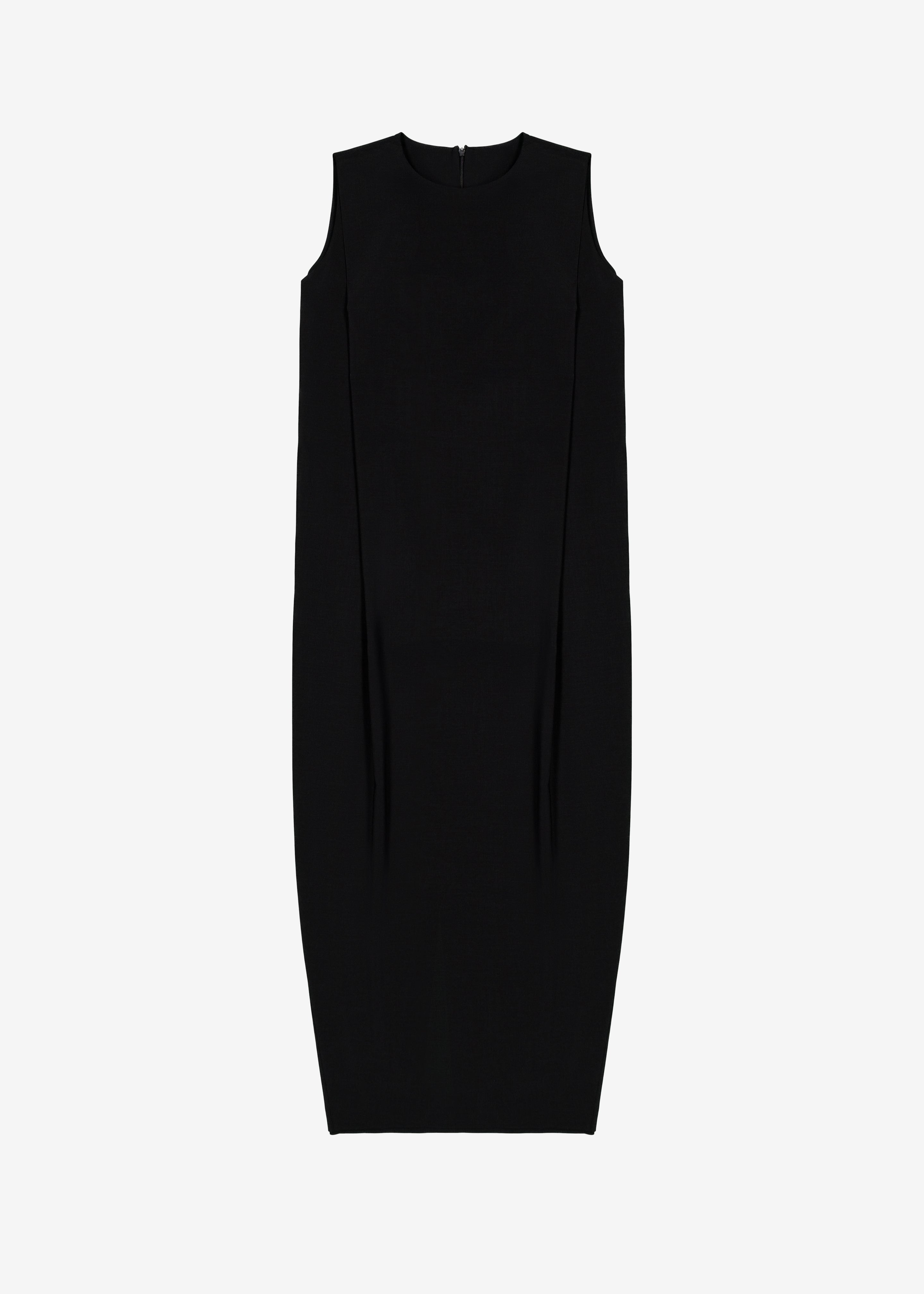 Eryn Sleeveless Pintuck Dress - Black - 6