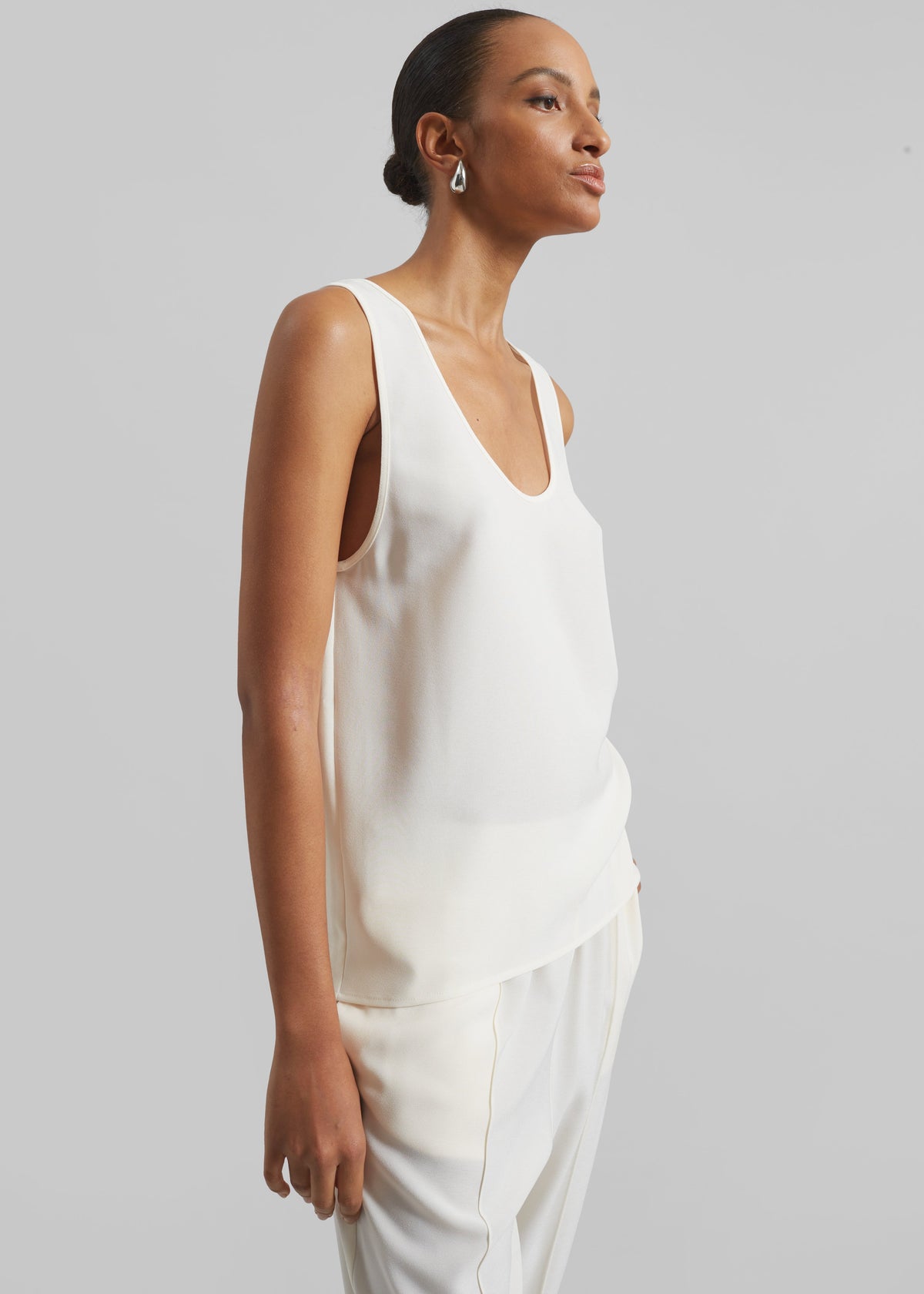 Esten Tank Top - Ivory - 2