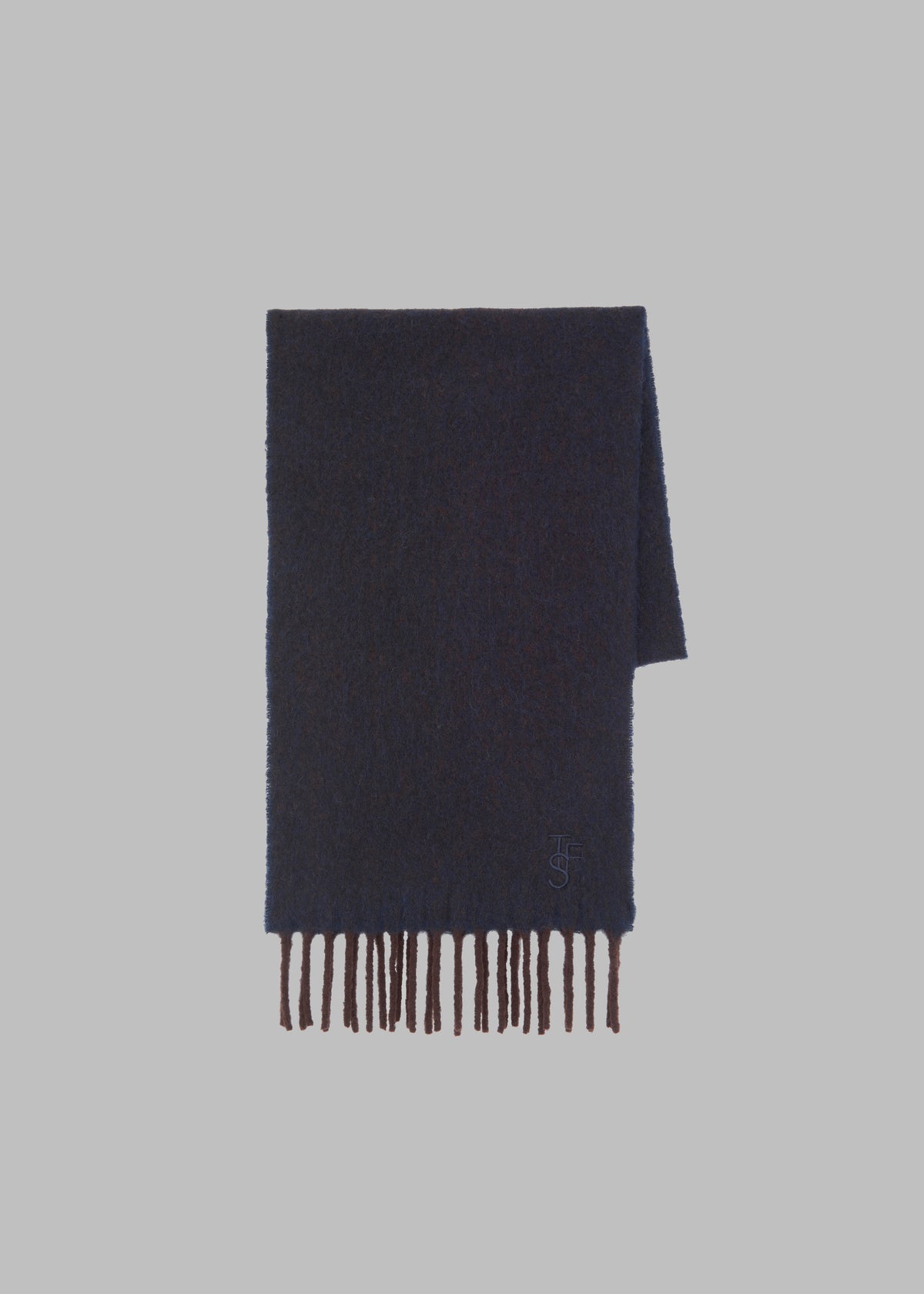 Etta Wool Scarf - Navy - 8