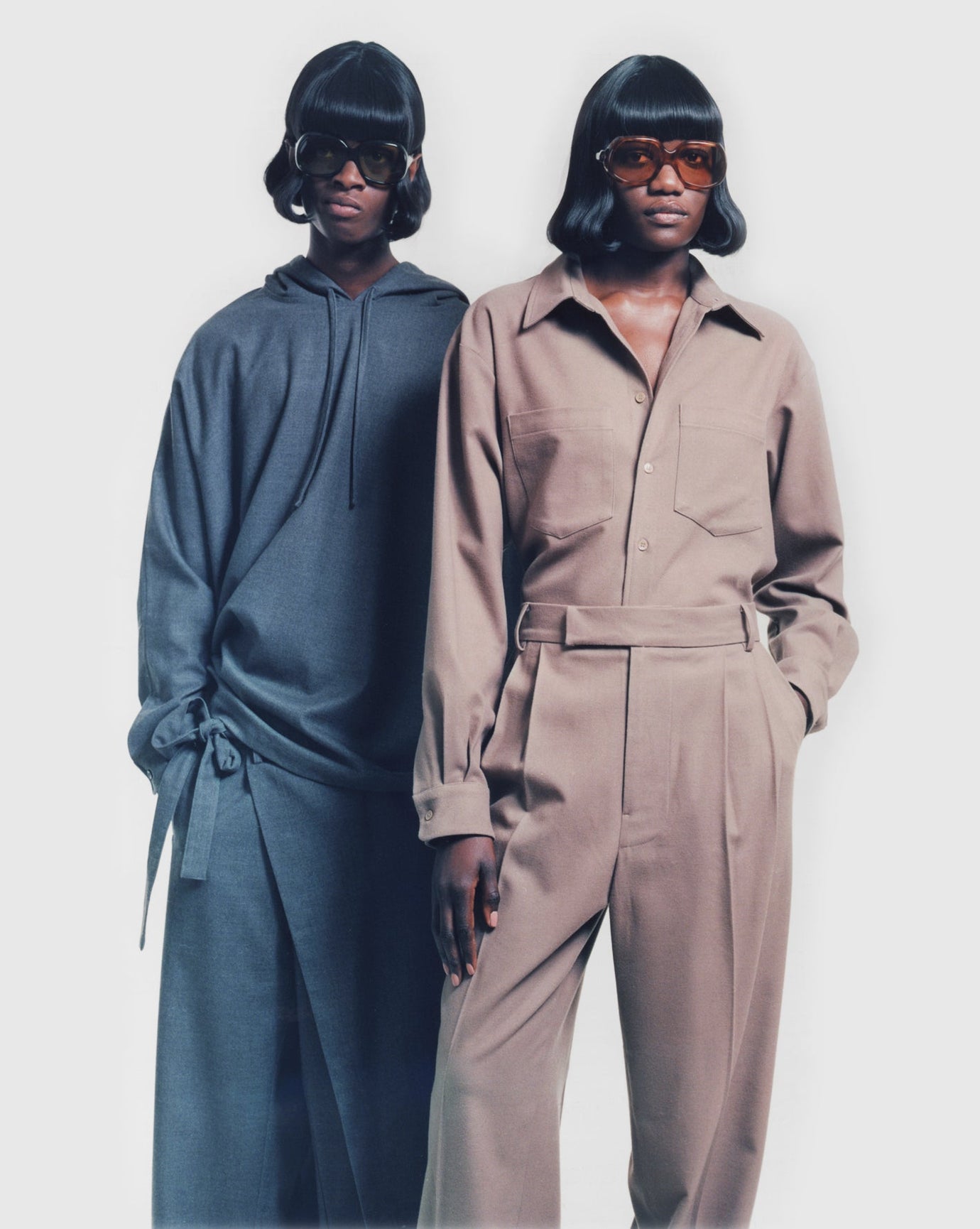 Two model dressed in the Frankie Shop for the "Just Frankie" campaign 