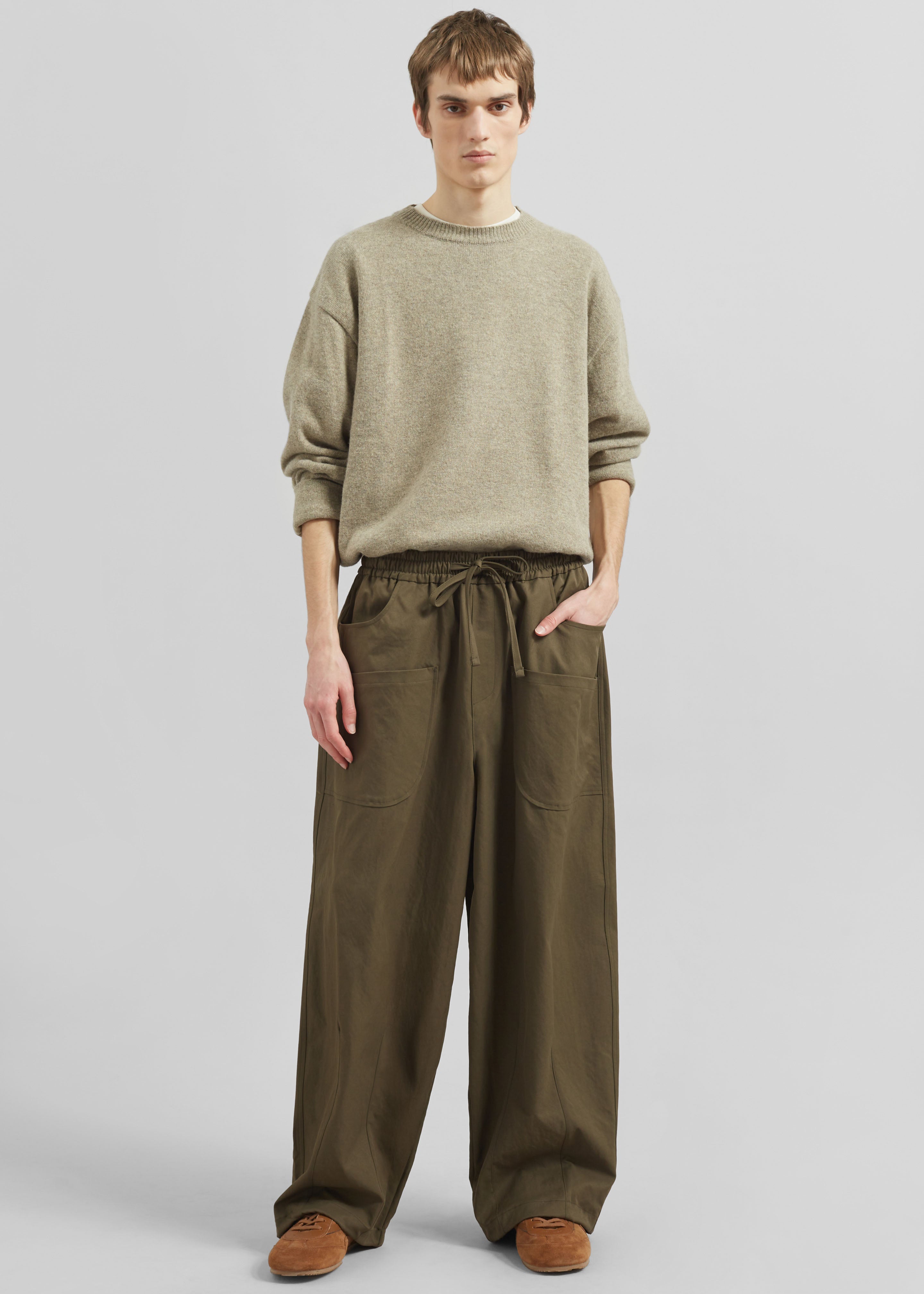 Fae Balloon Pants - Army Green - 2