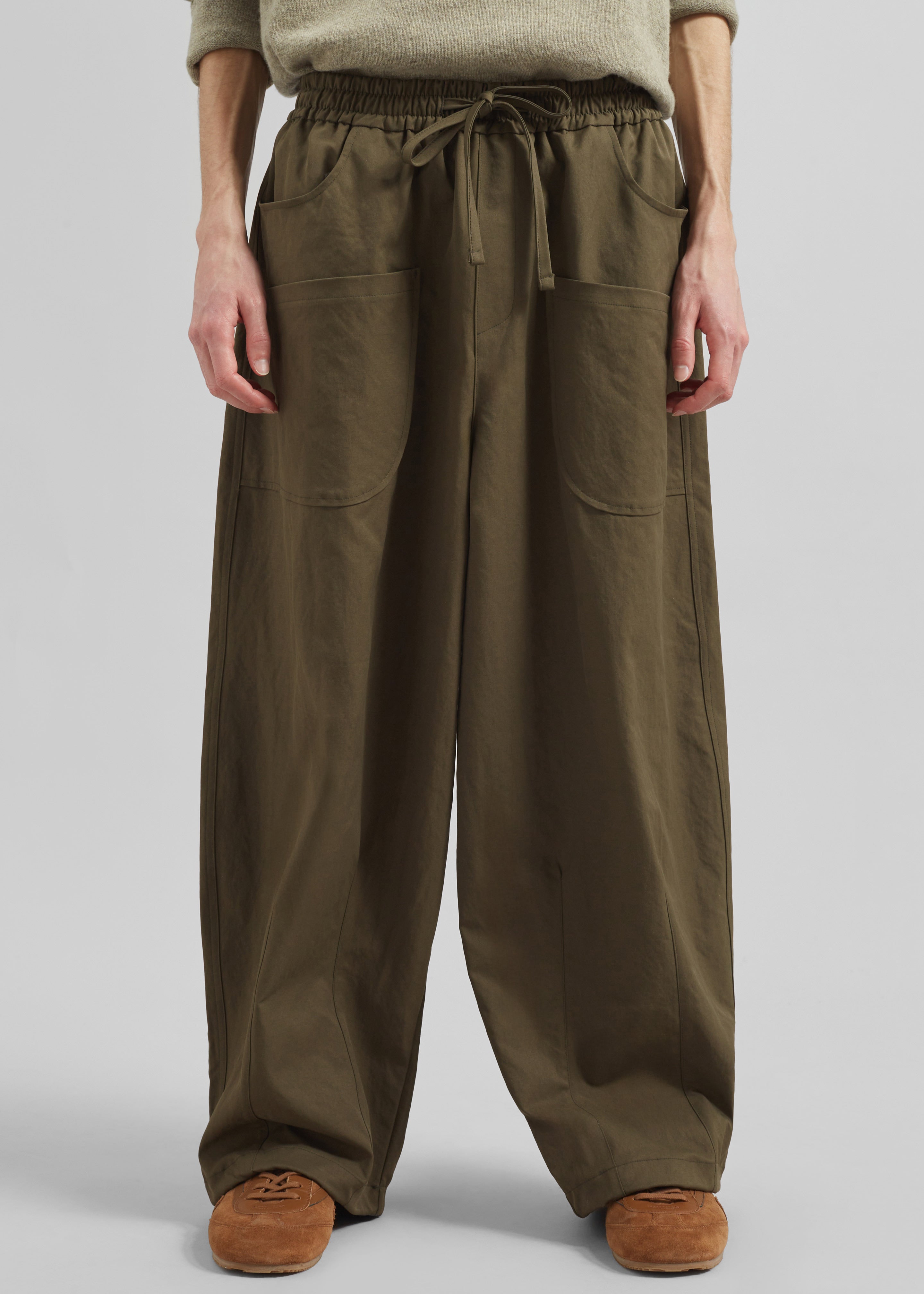 Fae Balloon Pants - Army Green - 4