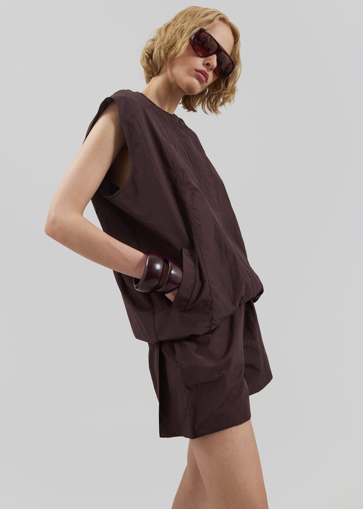 Faenza Vest - Burgundy - 10