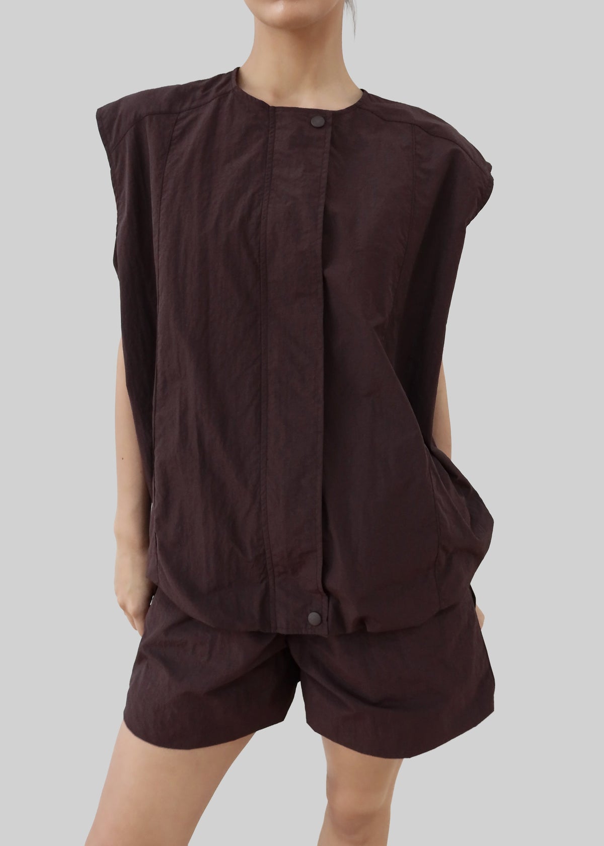 Faenza Vest - Burgundy - 5