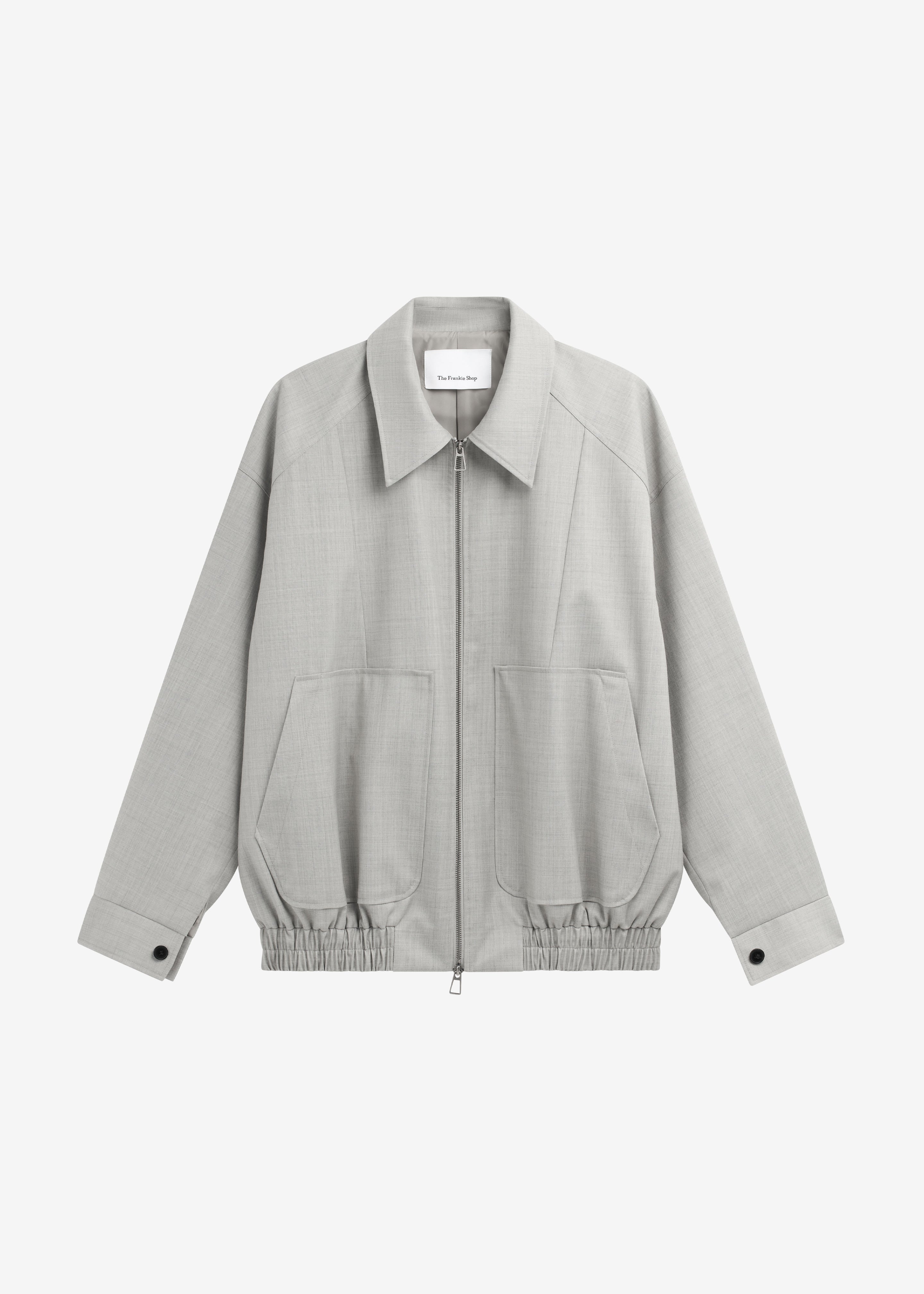 Felix Textured Jacket - Greige Melange - 11
