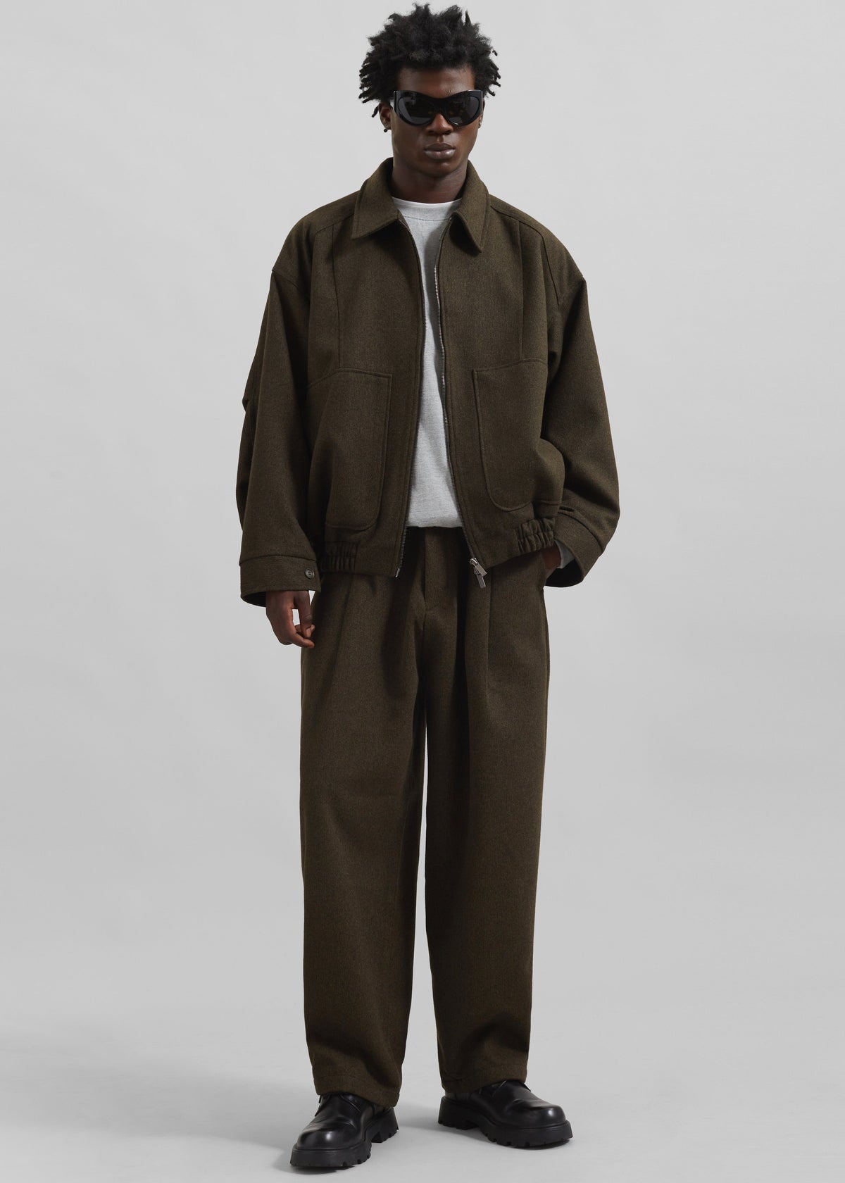 Felix Trousers - Dark Olive - 3