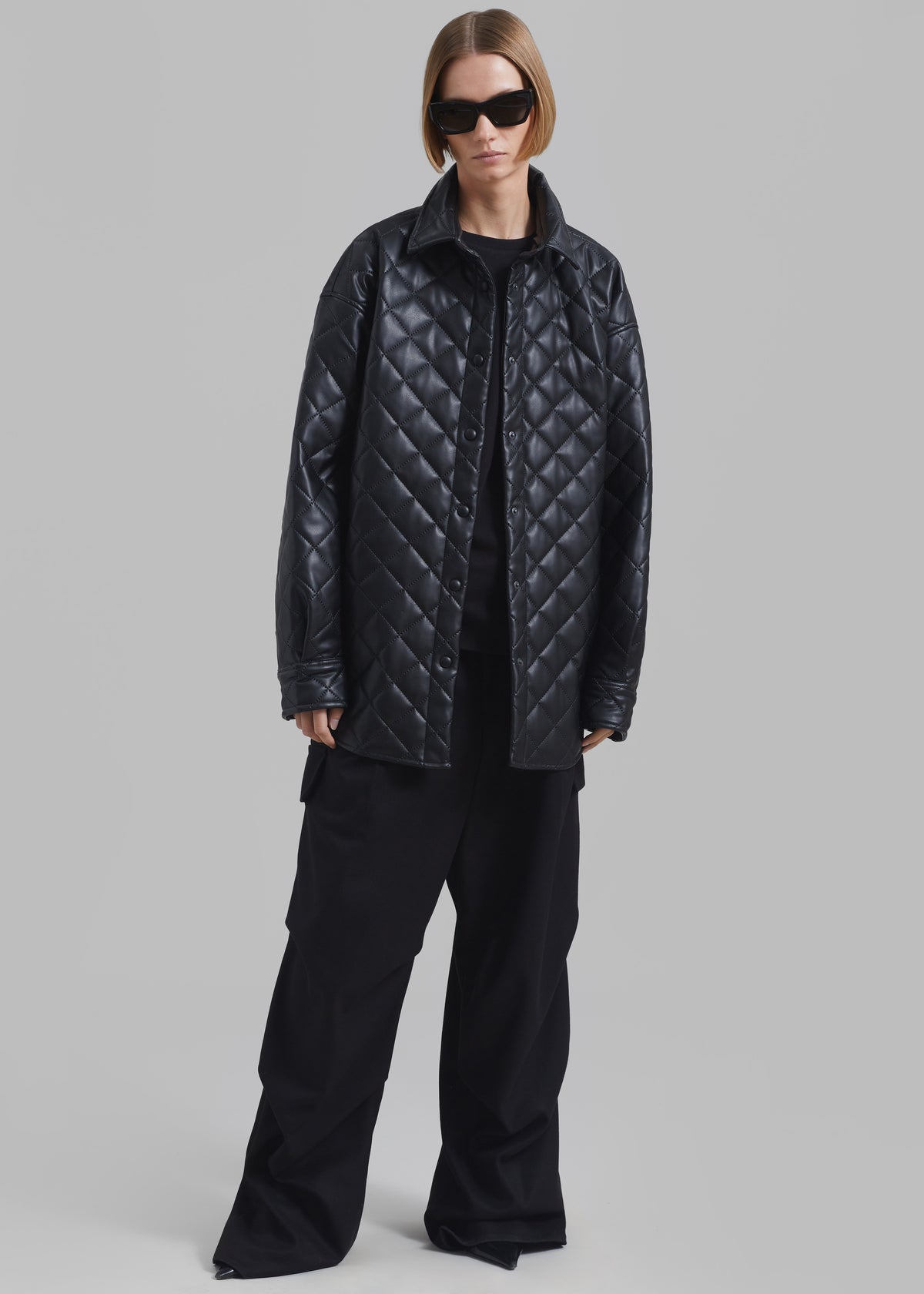 Flint Cargo Pants - Black - 3