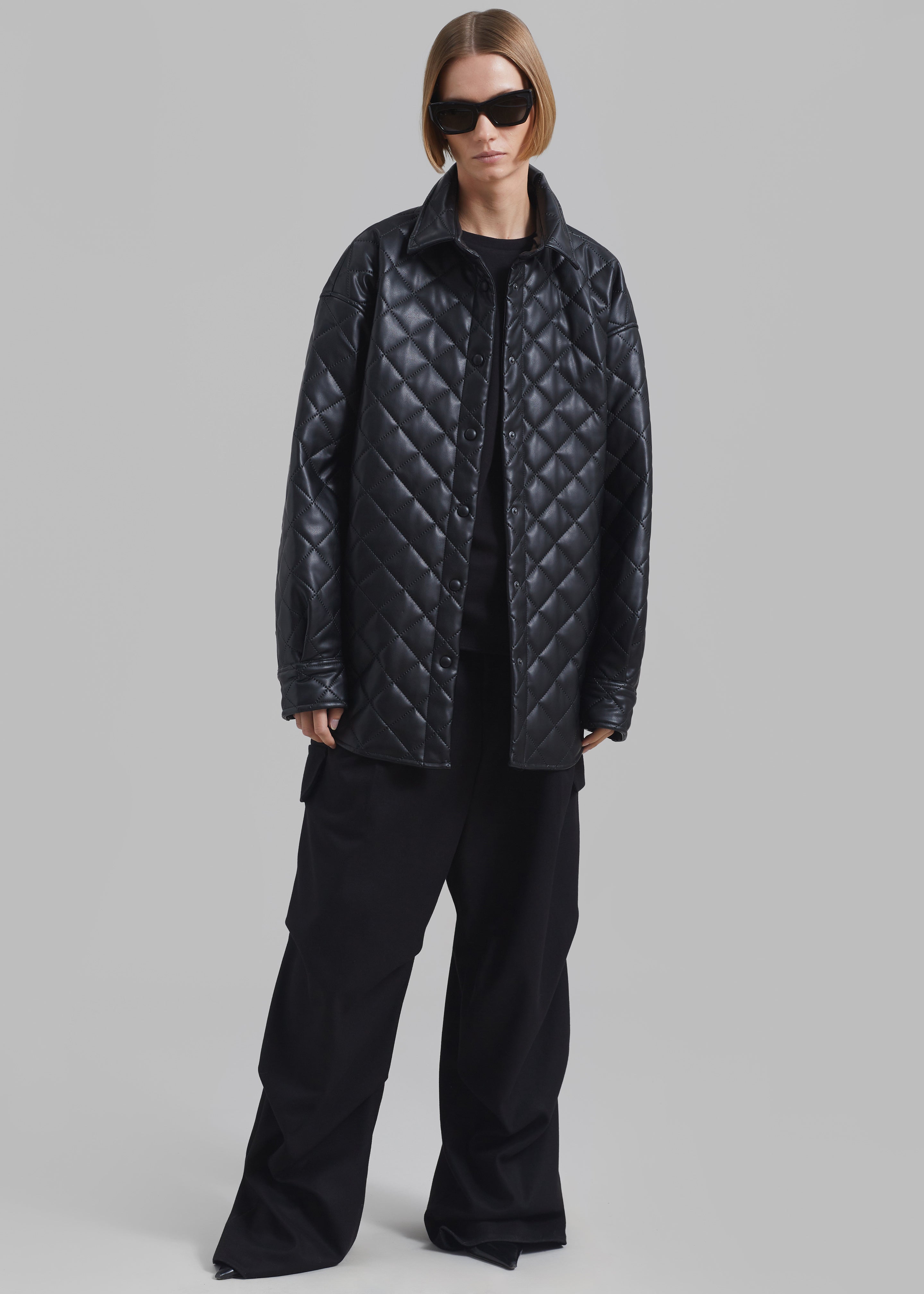 Flint Cargo Pants - Black - 3