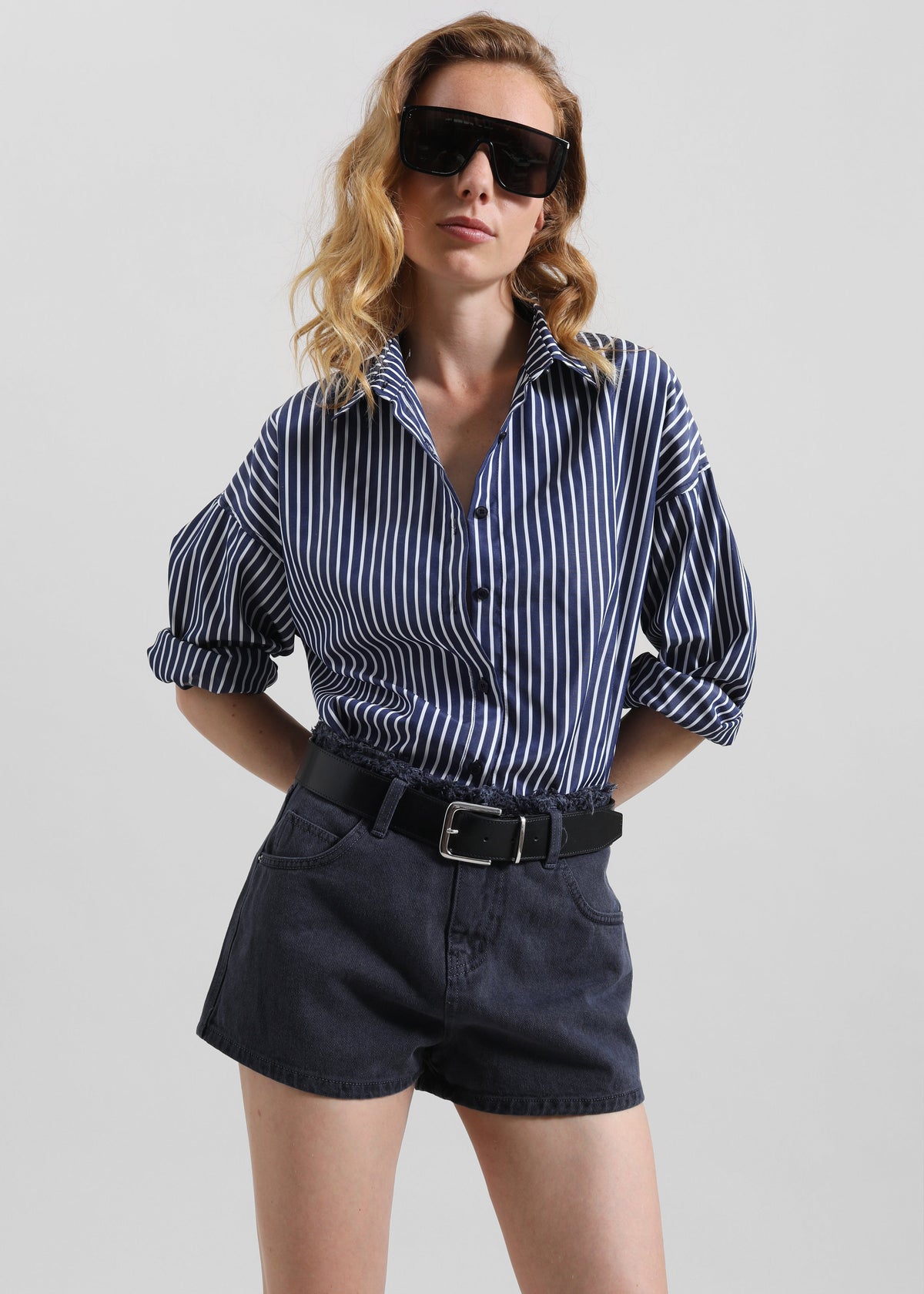 Forli Shirt - Navy/White Stripe - 4