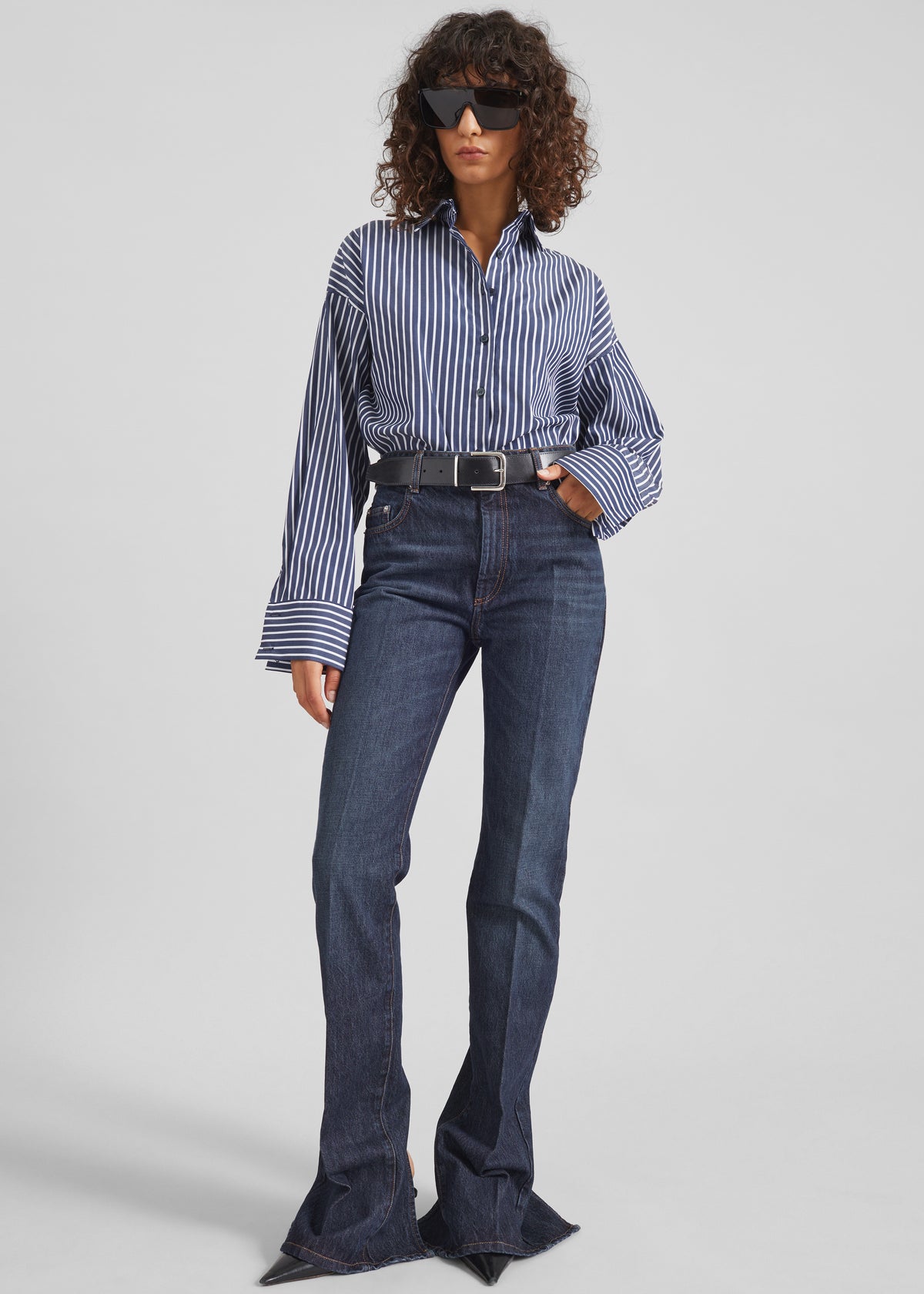 Forli Shirt - Navy/White Stripe - 3