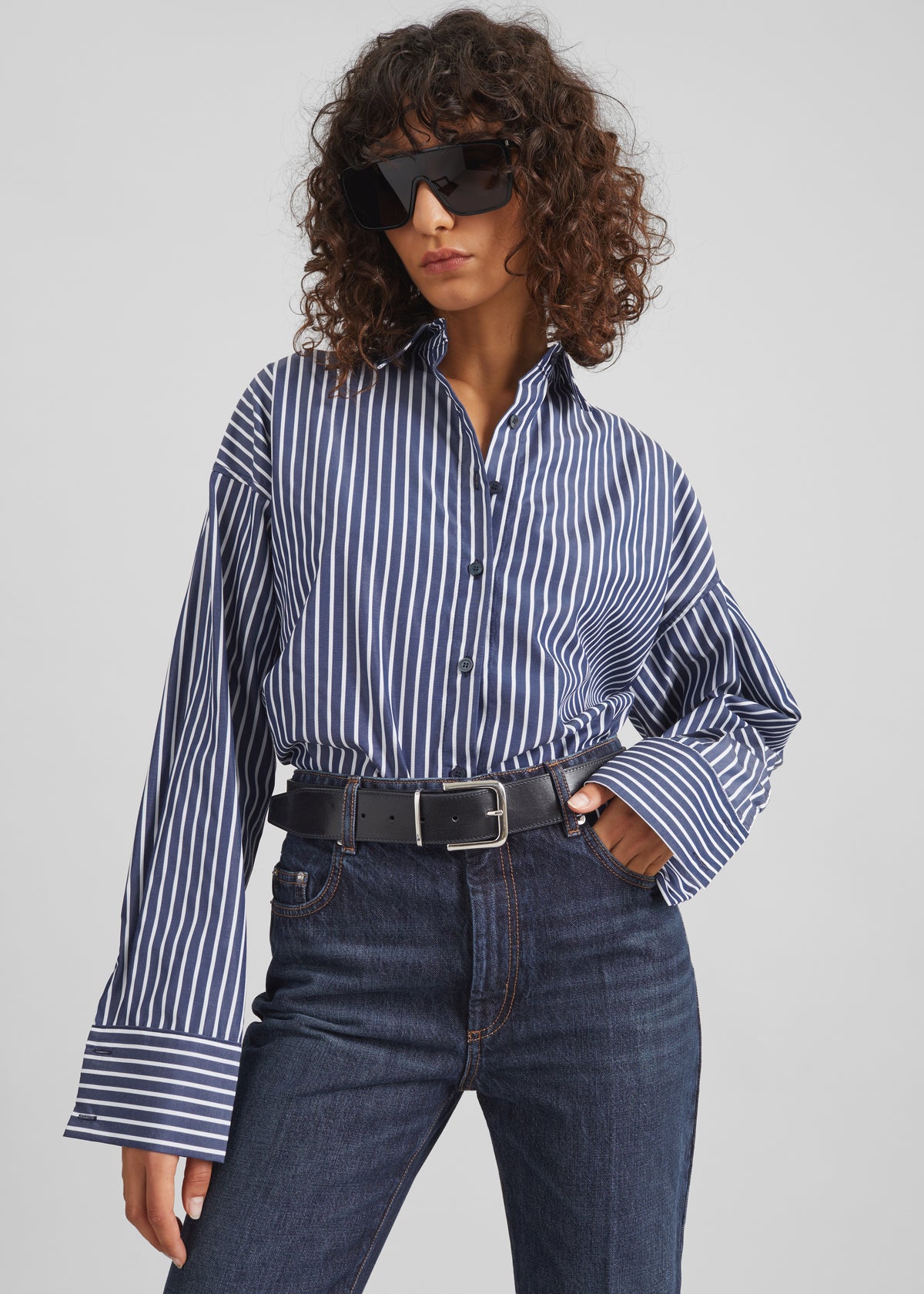 Forli Shirt - Navy/White Stripe - 9