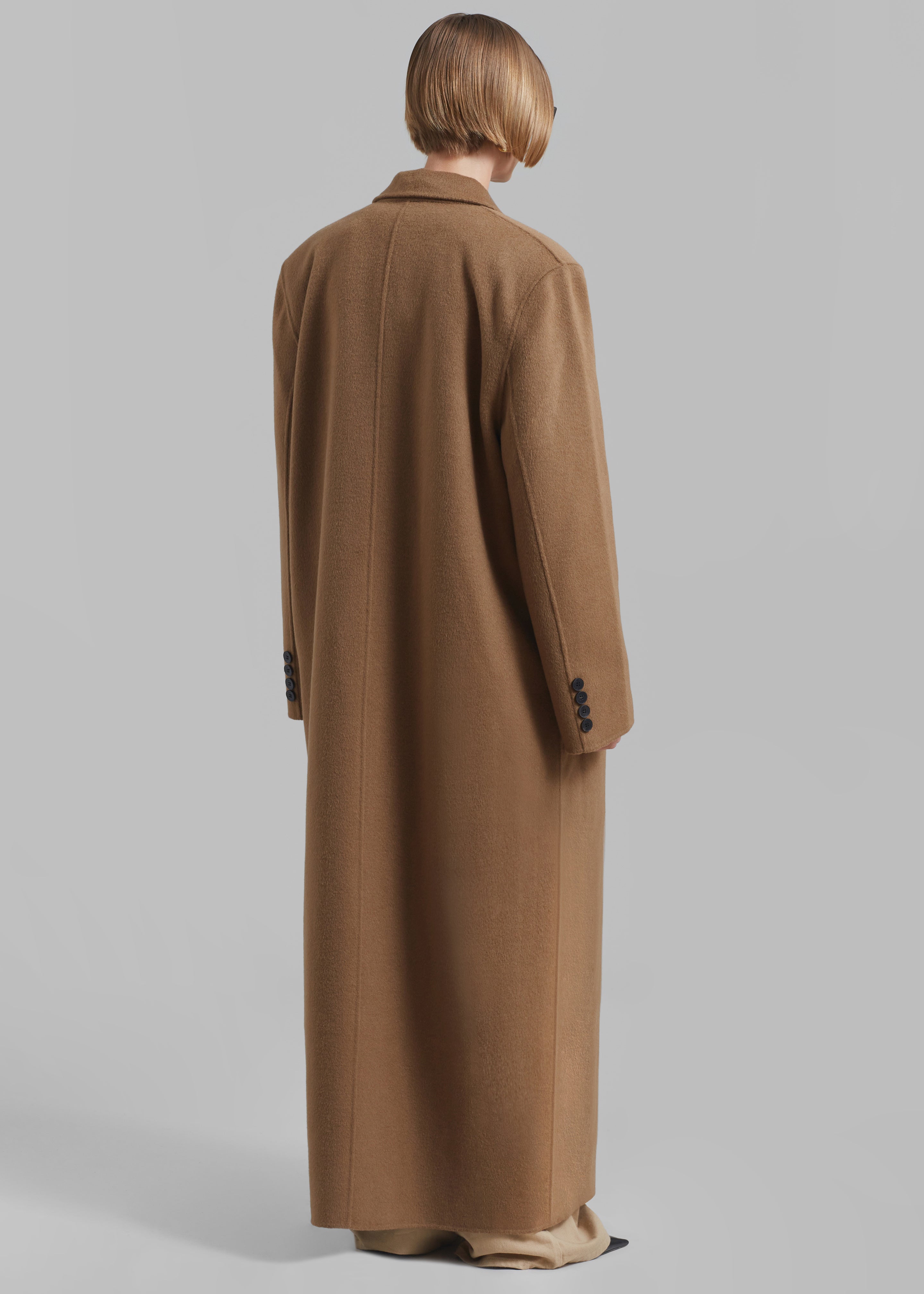Gaia Double Breasted Coat - Camel - 8