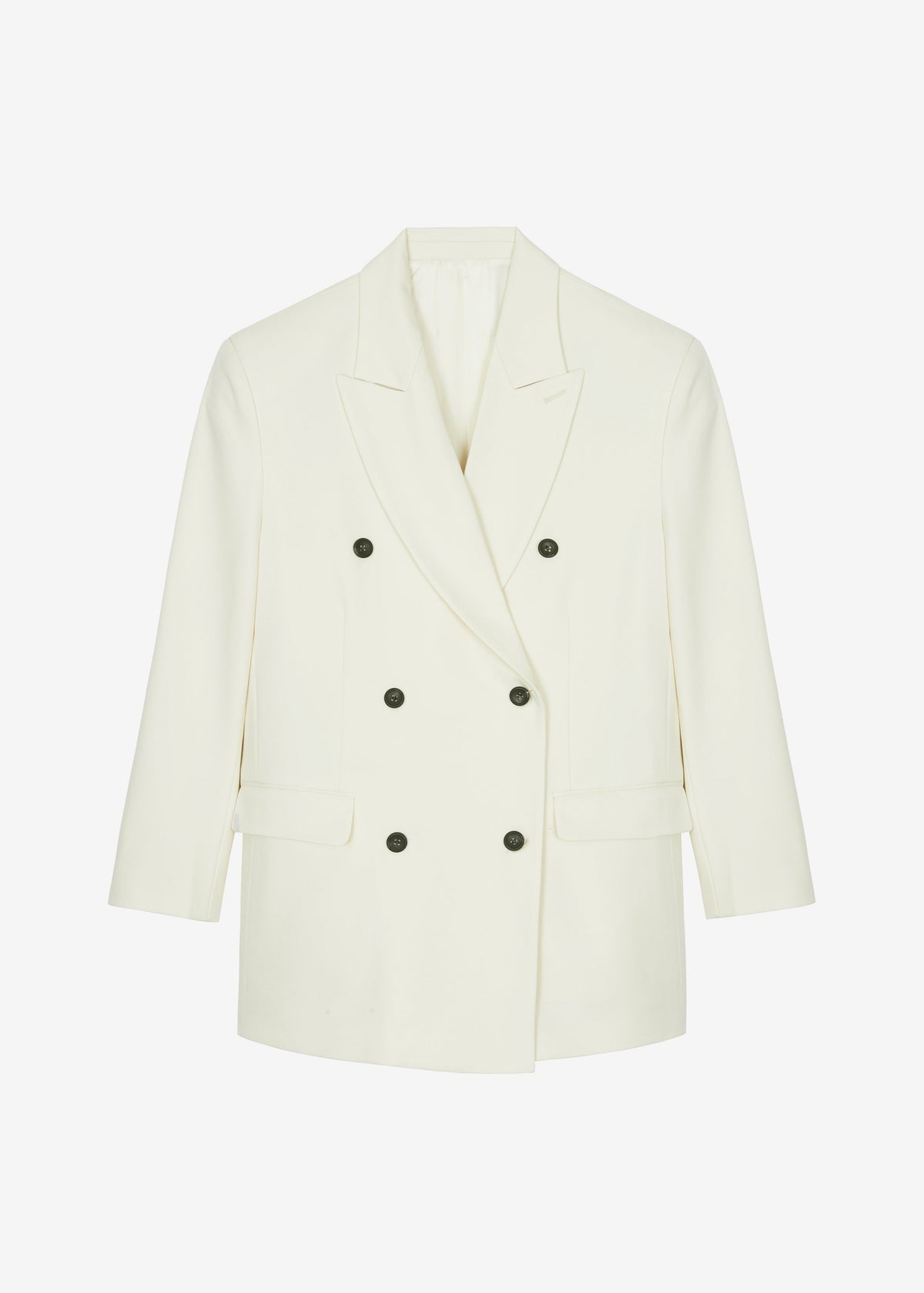 Gavle Double-Breasted Blazer - Ivory - 6