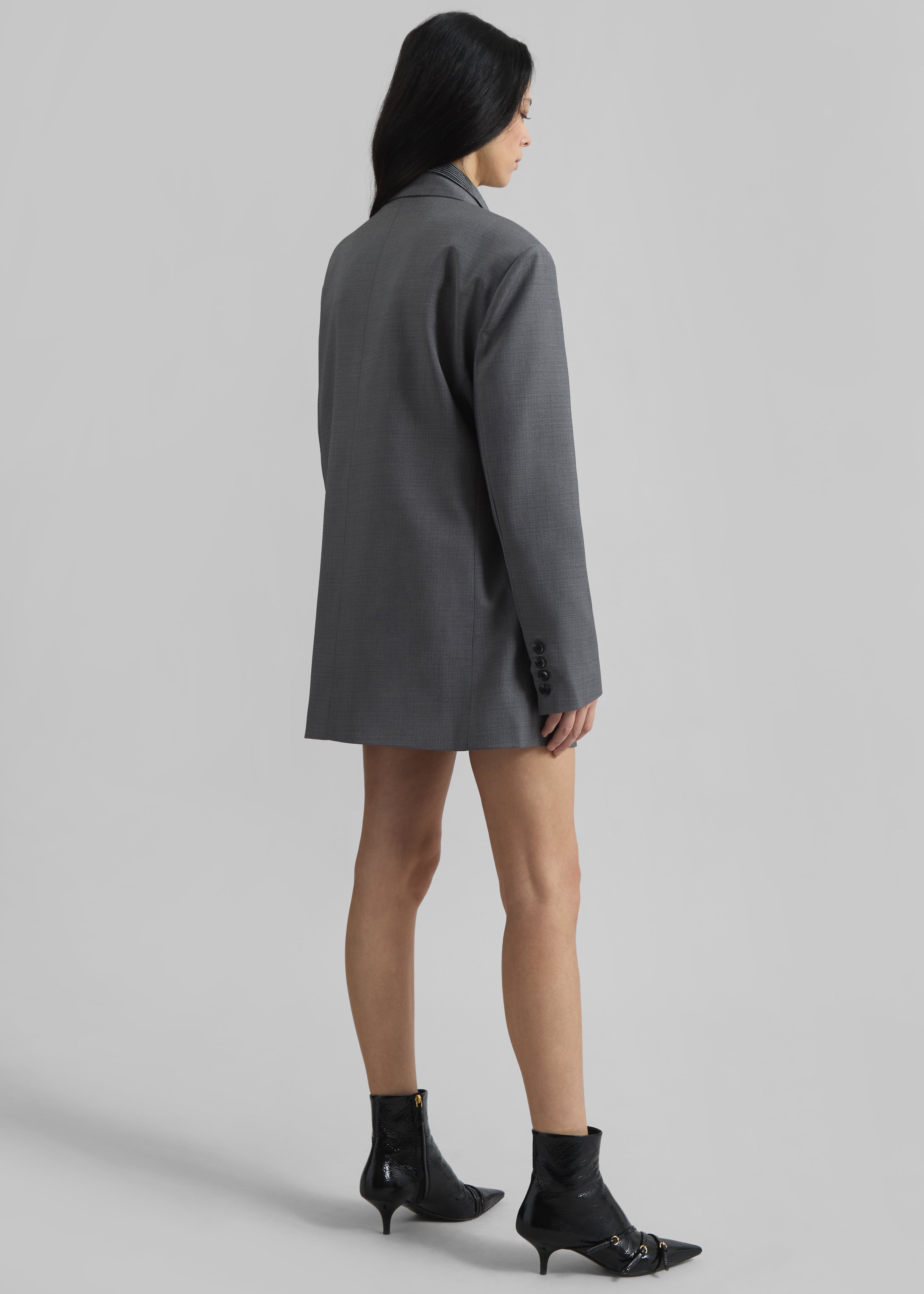 Gever Wrap Blazer - Grey - 8