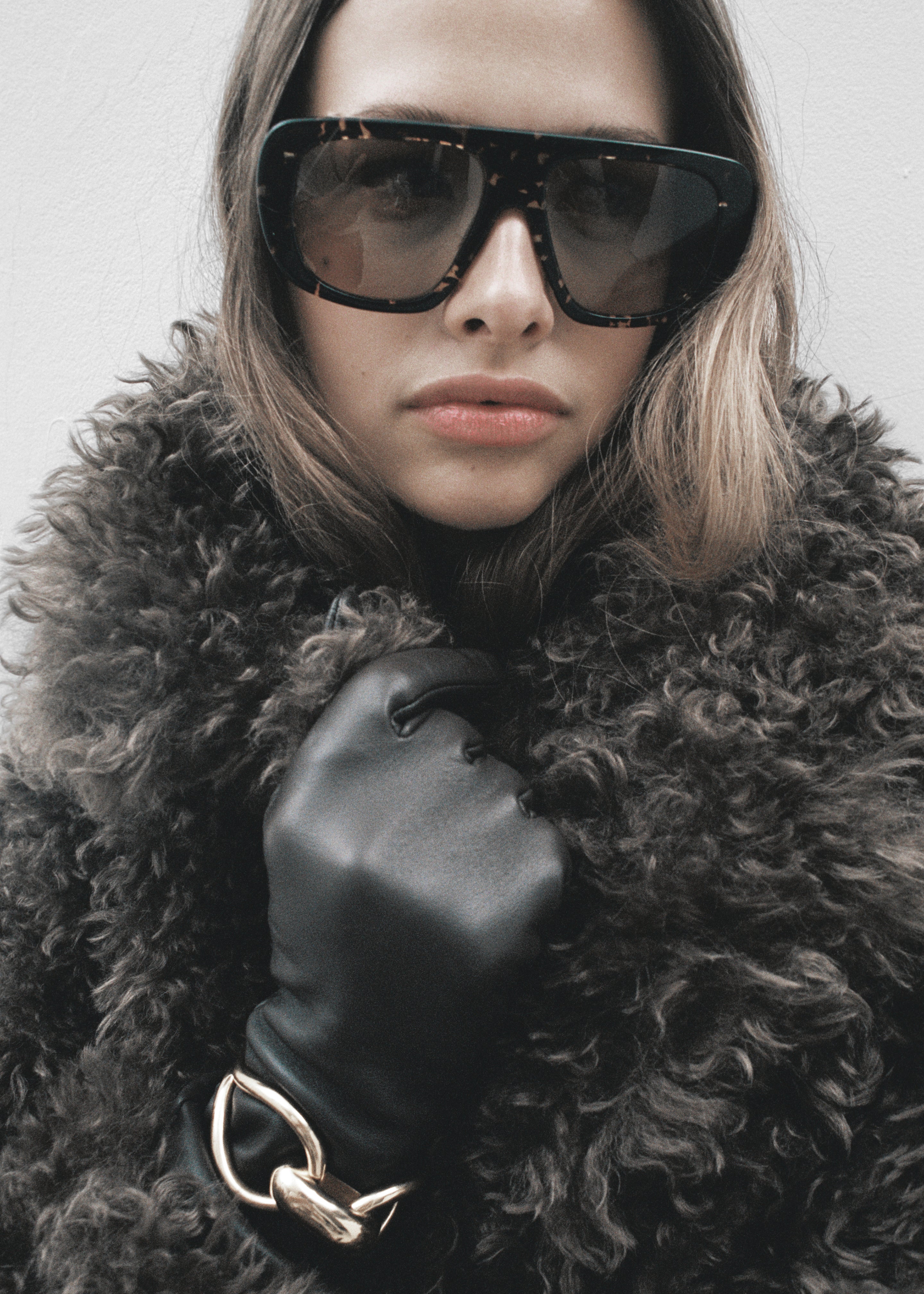 Gince Flat Top Noëll Sunglasses - Havana/Brown - 4
