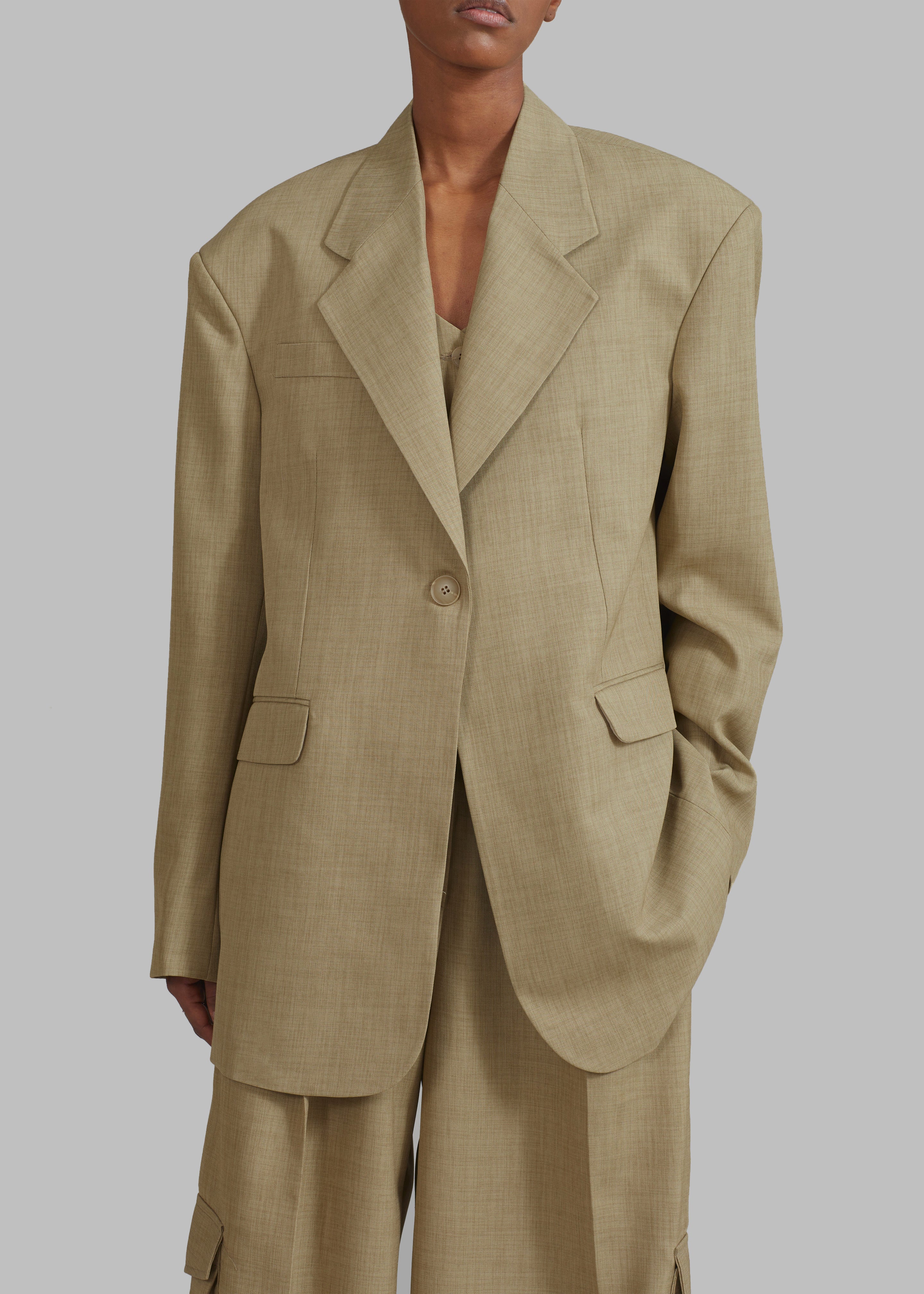 Gladys Blazer - Khaki - 6