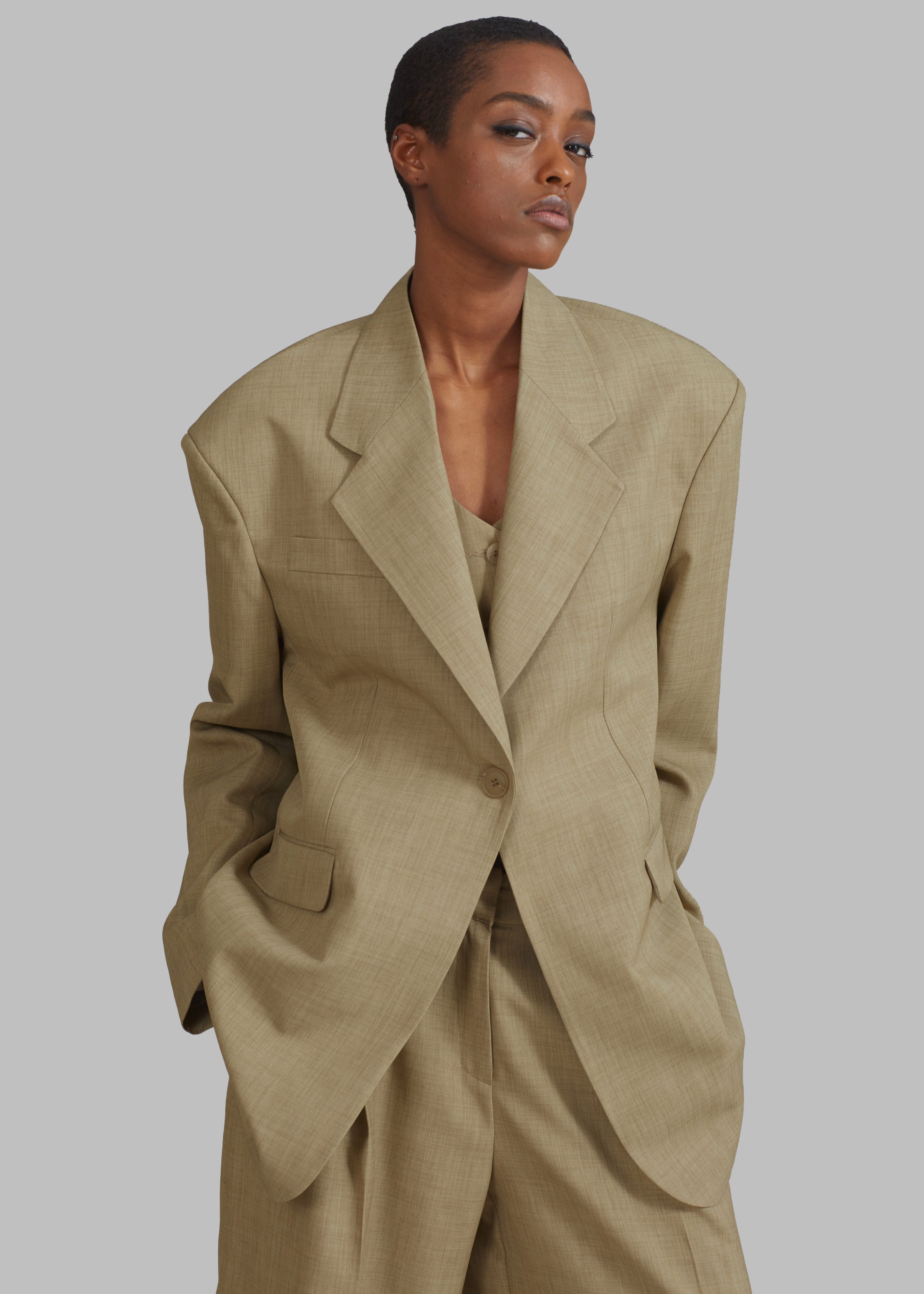 Gladys Blazer - Khaki - 2