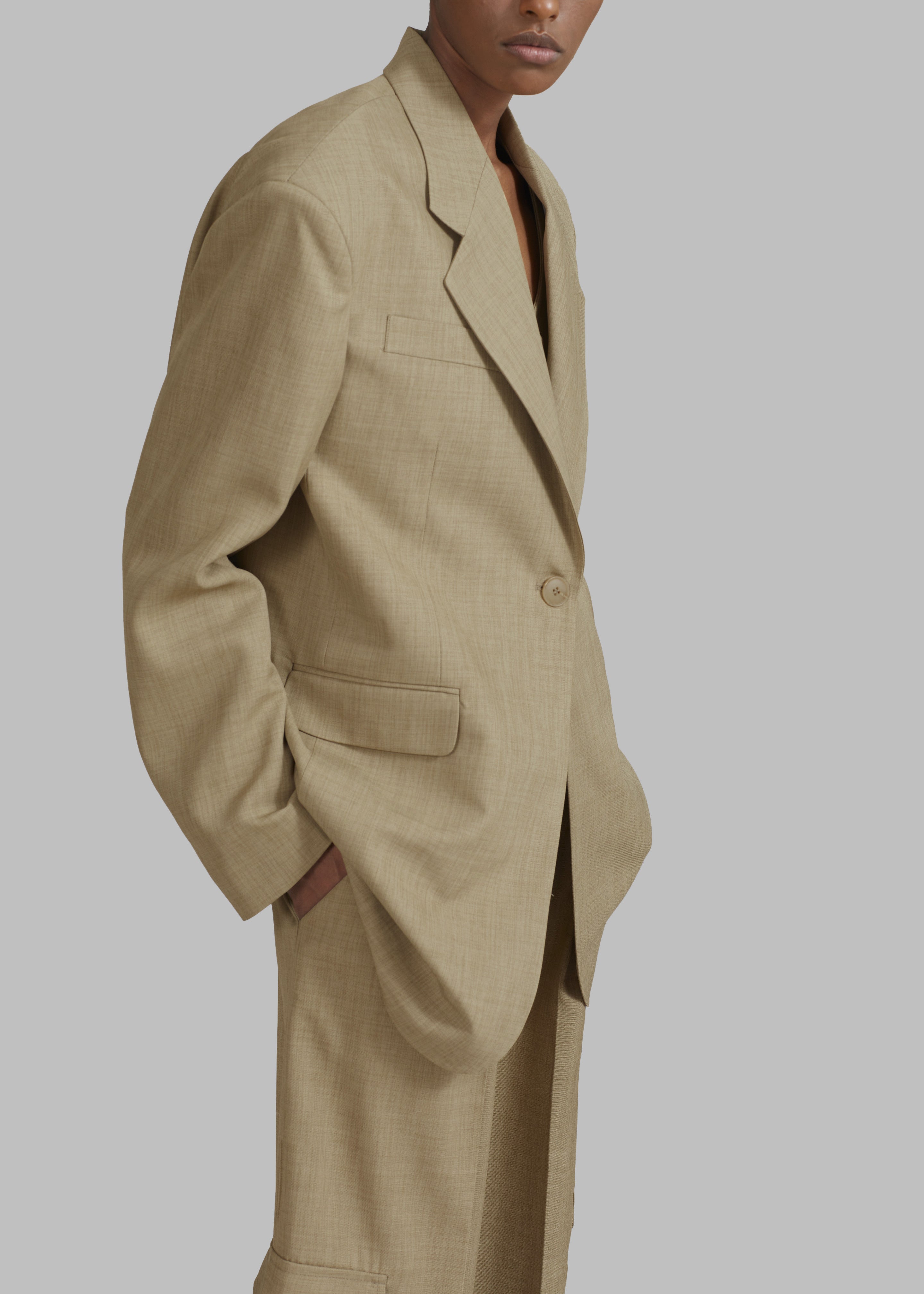 Gladys Blazer - Khaki - 8