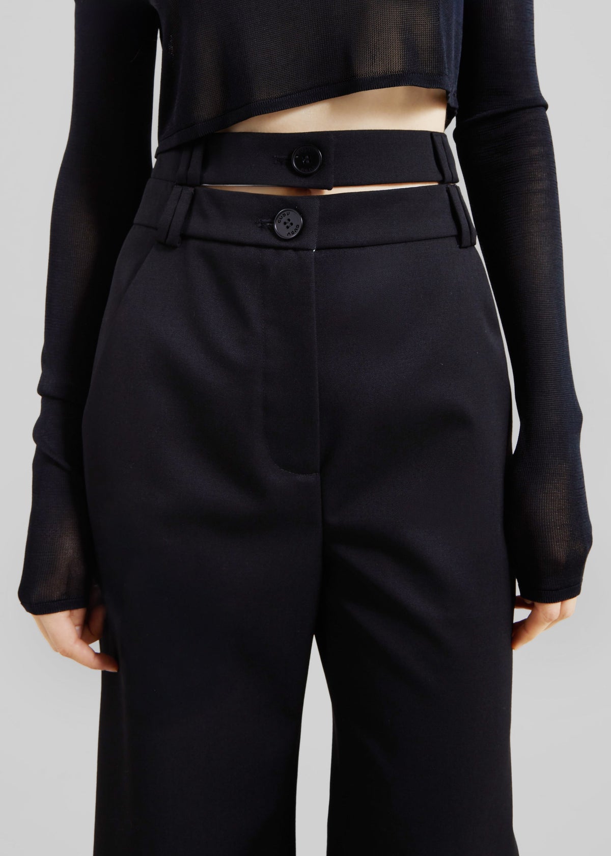 Gudu Trousers #03 - Black - 3