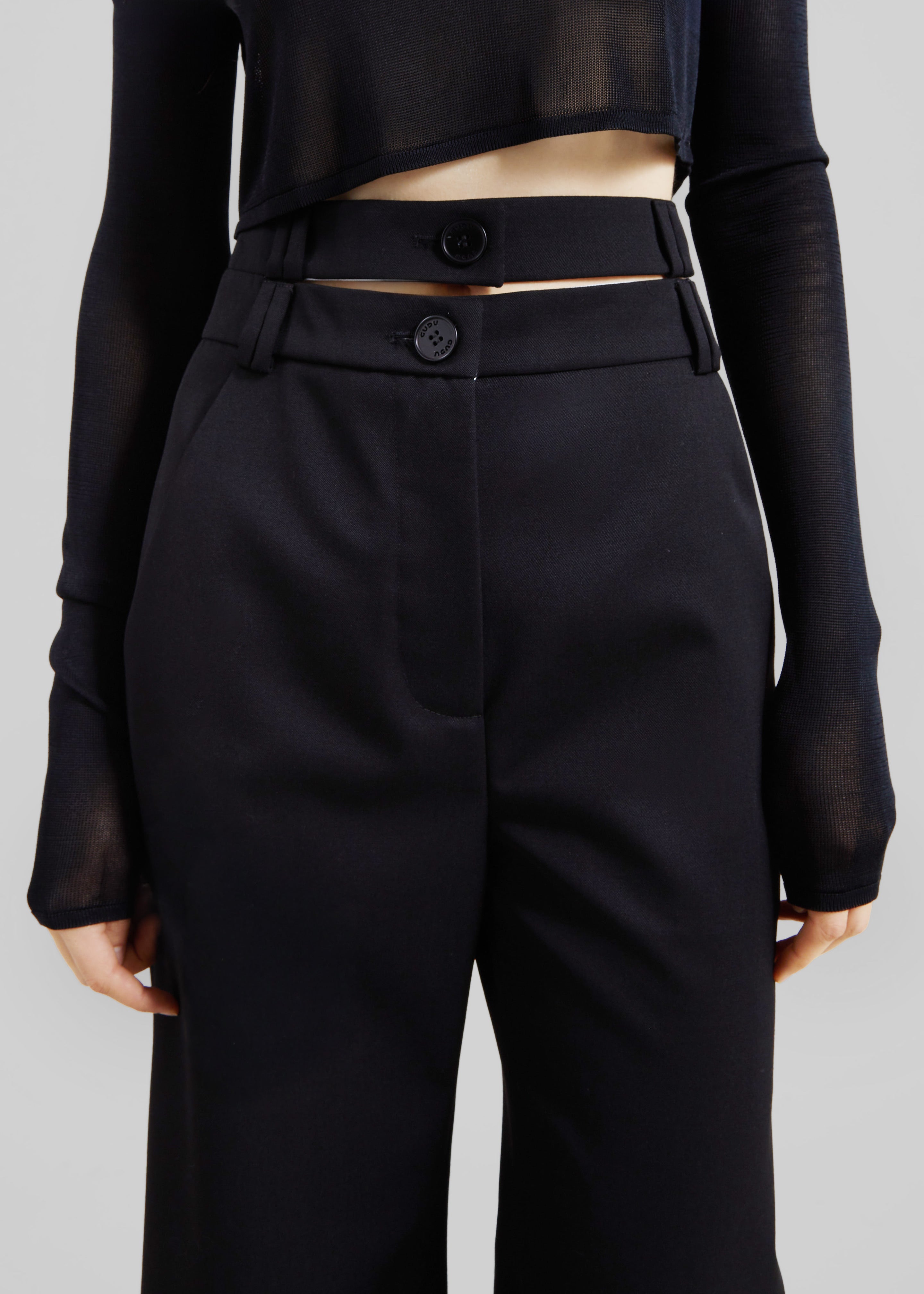 Gudu Trousers #03 - Black - 3